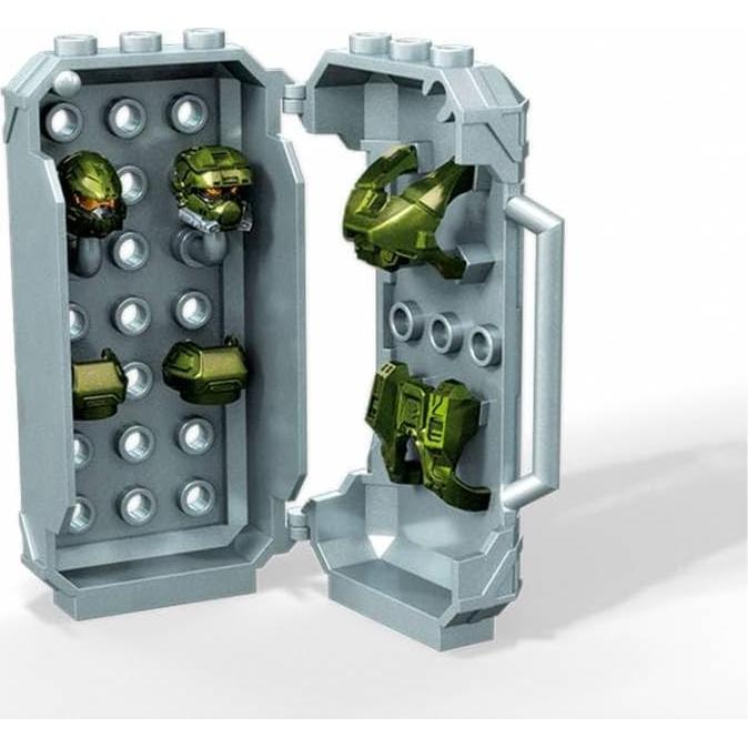 Mega Construx Halo Armario de Armadura Verde 12,7x2,87cm