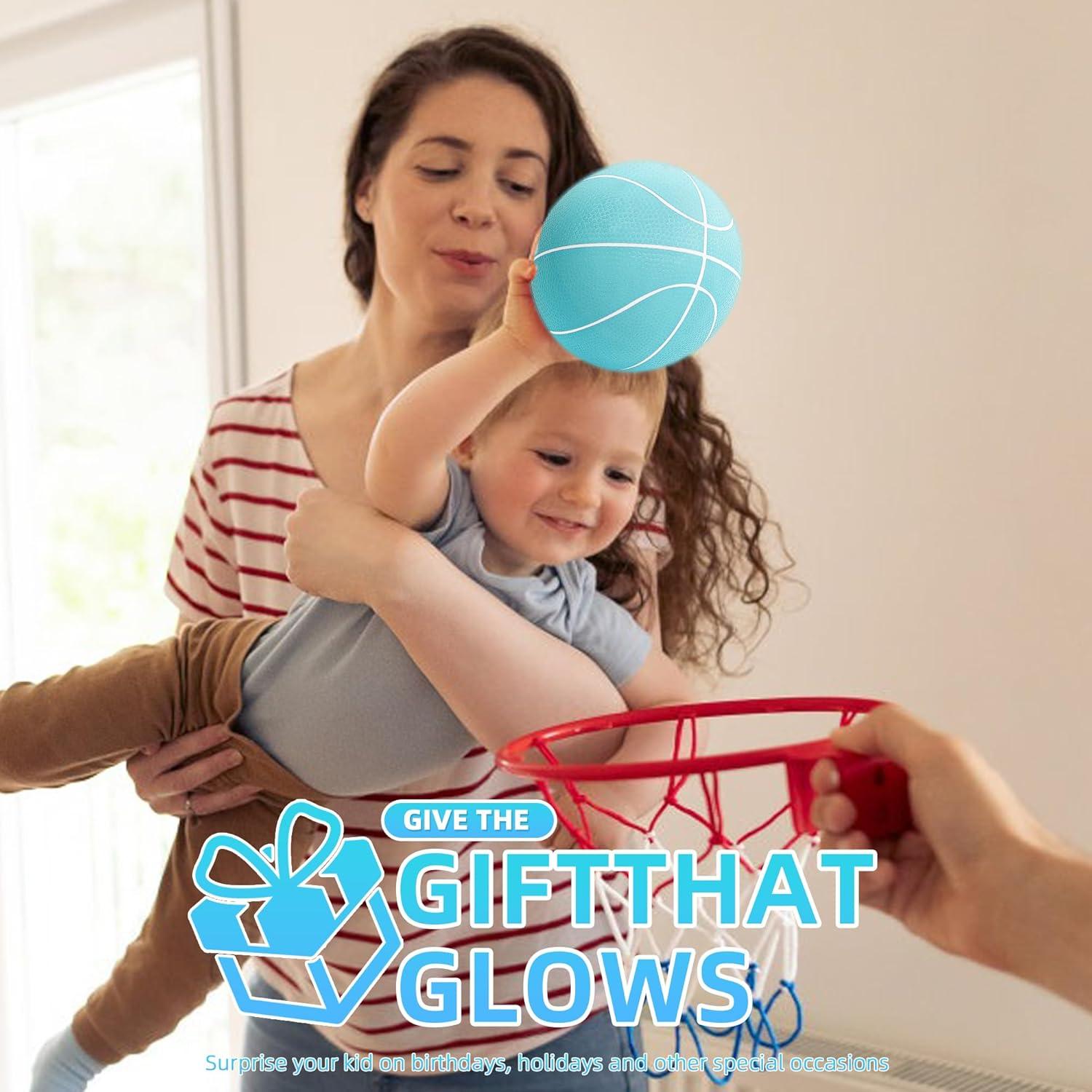 Mini Balón de Baloncesto Brillante Fastes - 6" (15.24 cm) - Paquete de 4