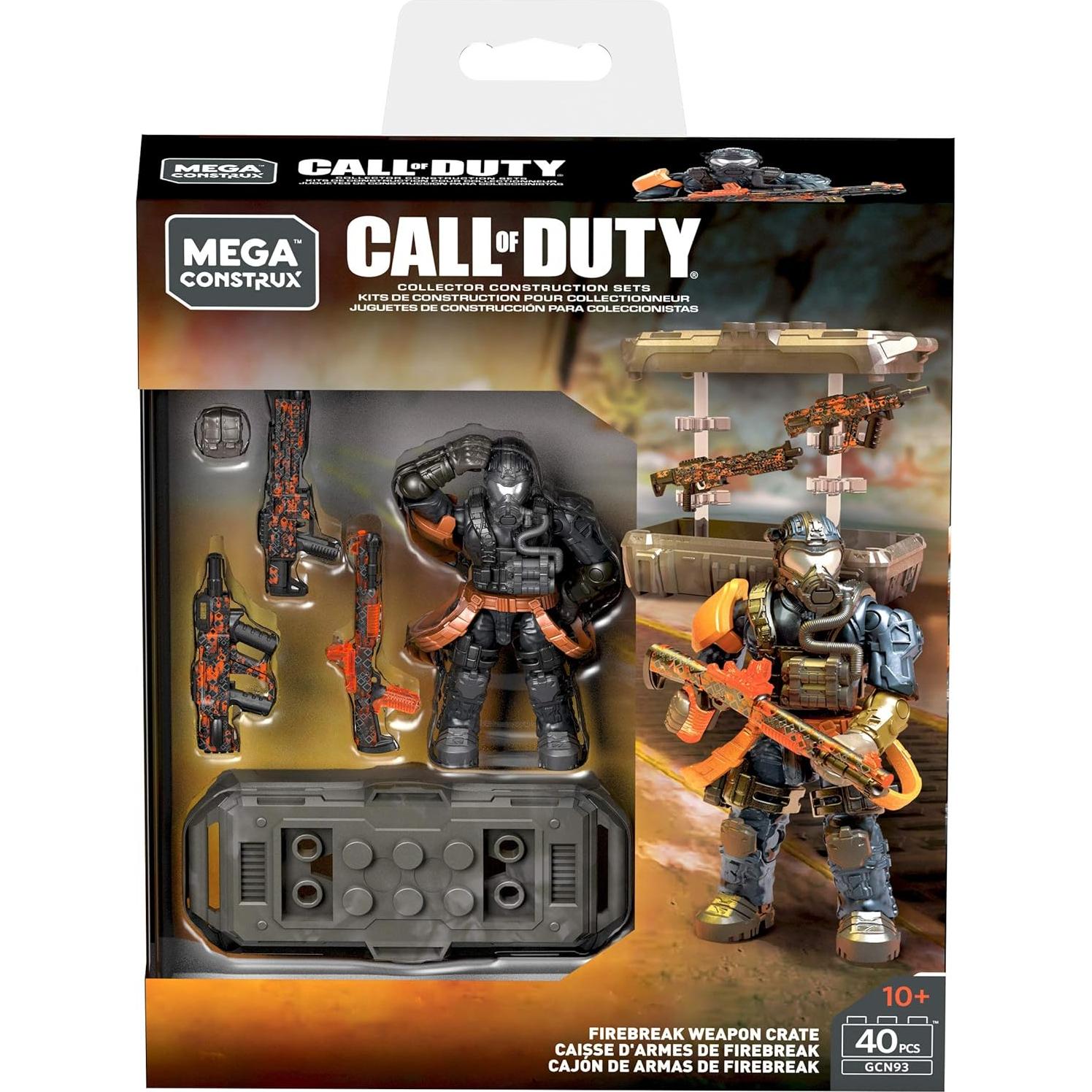 Mega Construx Call of Duty Set Firebreak con Armas