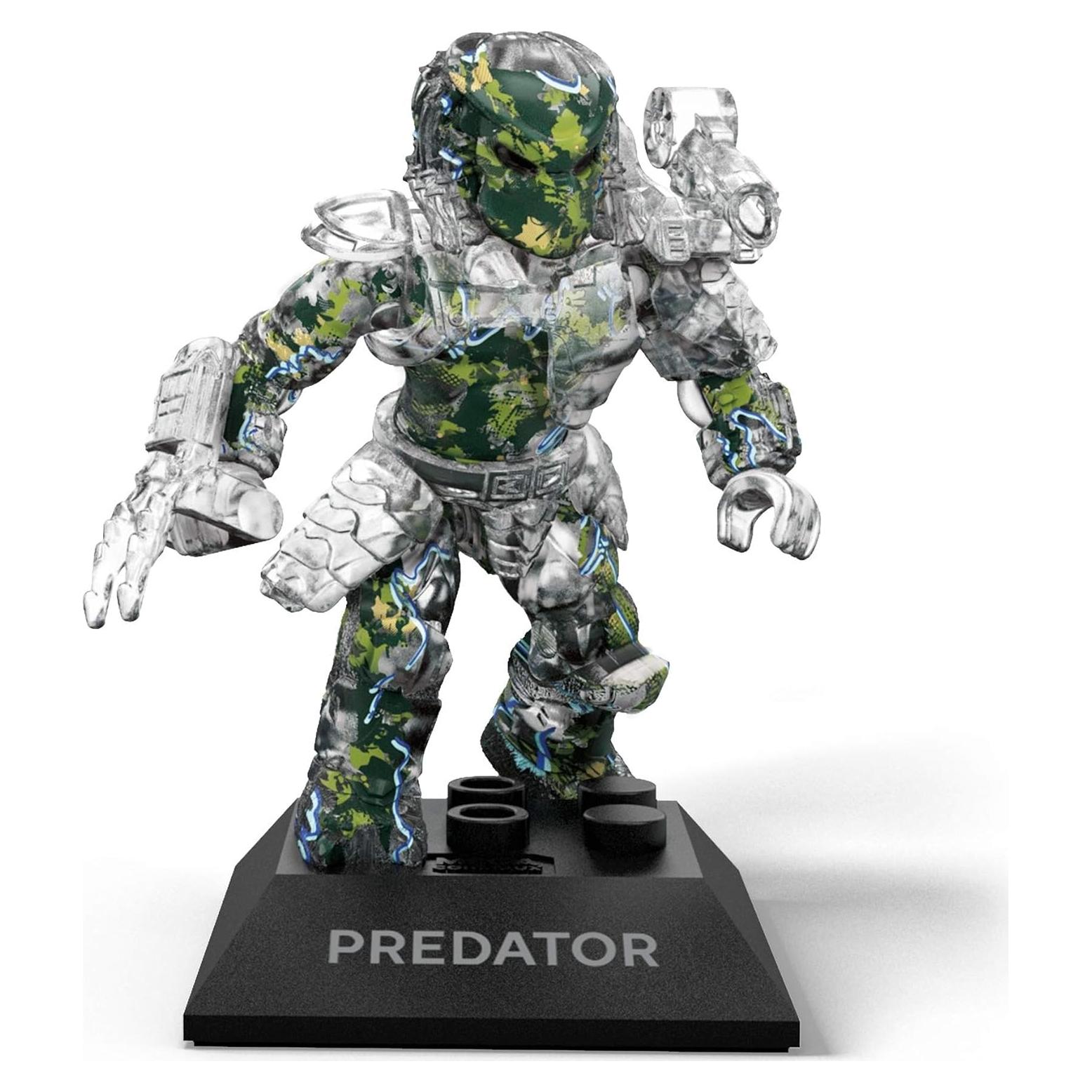 Mega Contrux Depredador Transparente Claro Mattel 20cm