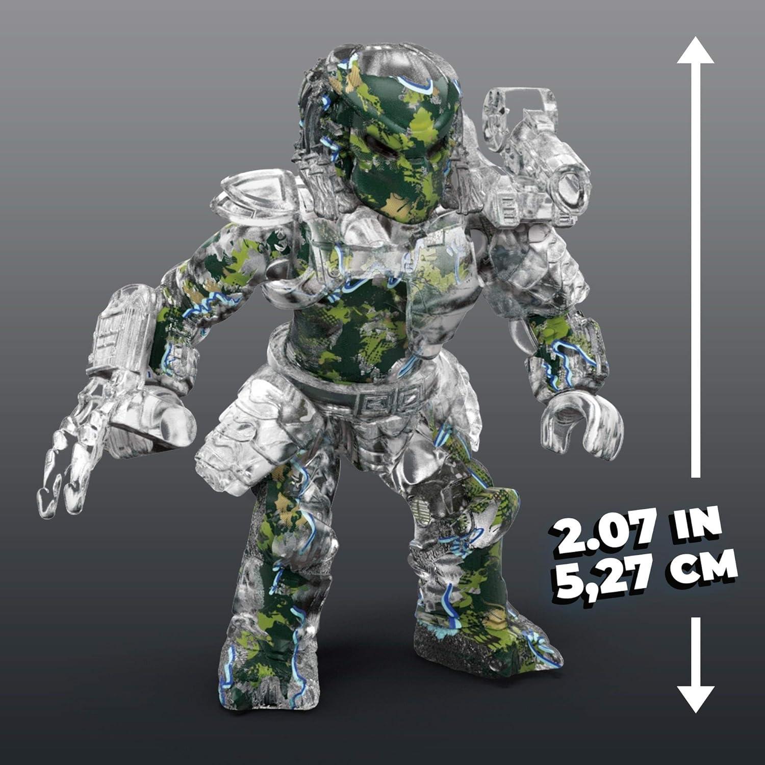 Mega Contrux Depredador Transparente Claro Mattel 20cm