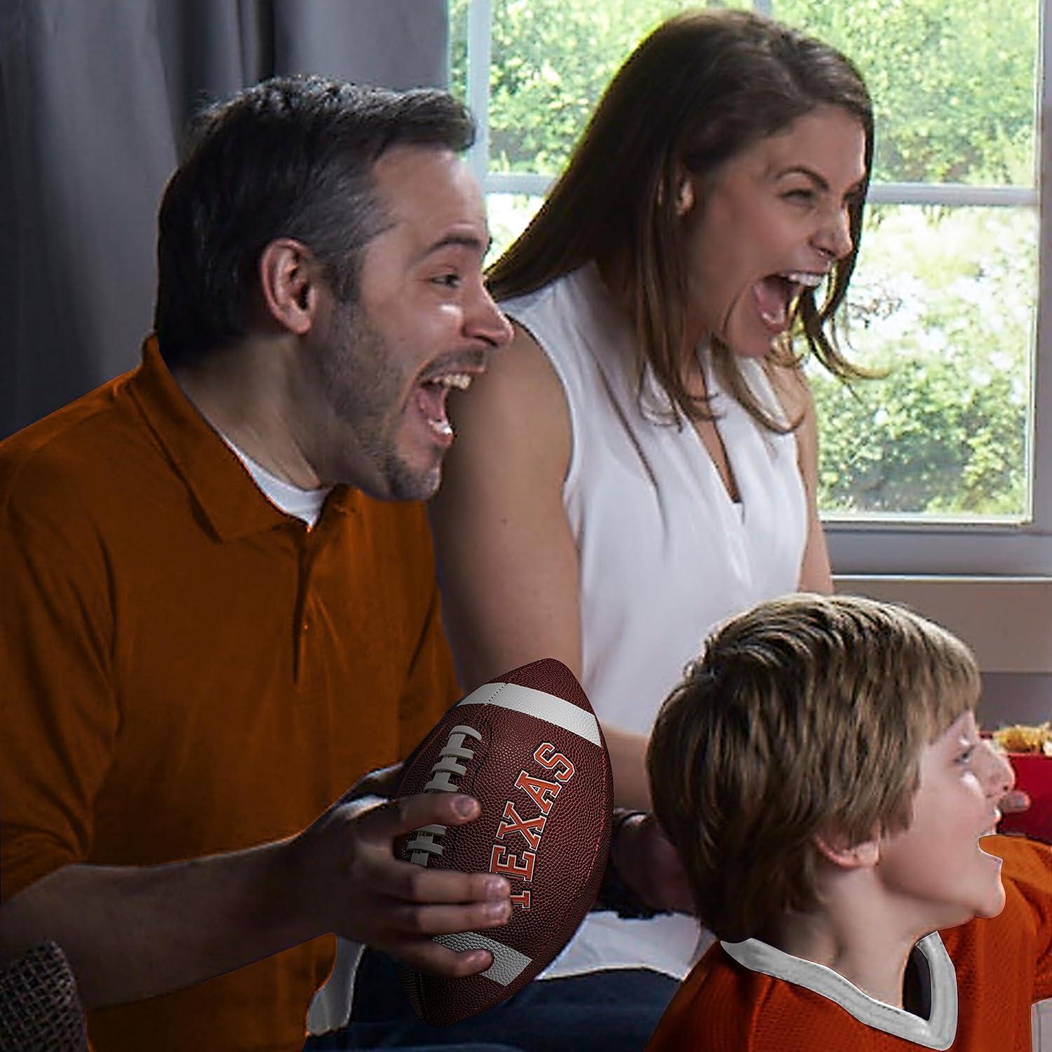 Balón de Fútbol Juvenil NCAA Franklin Sports Texas Longhorns
