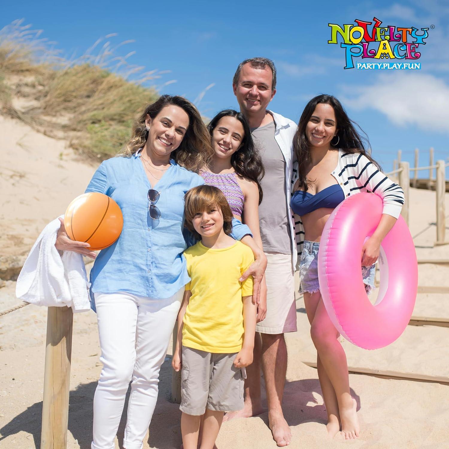 Pelotas de Baloncesto Inflables Novelty Place - Paquete de 3, 30 cm