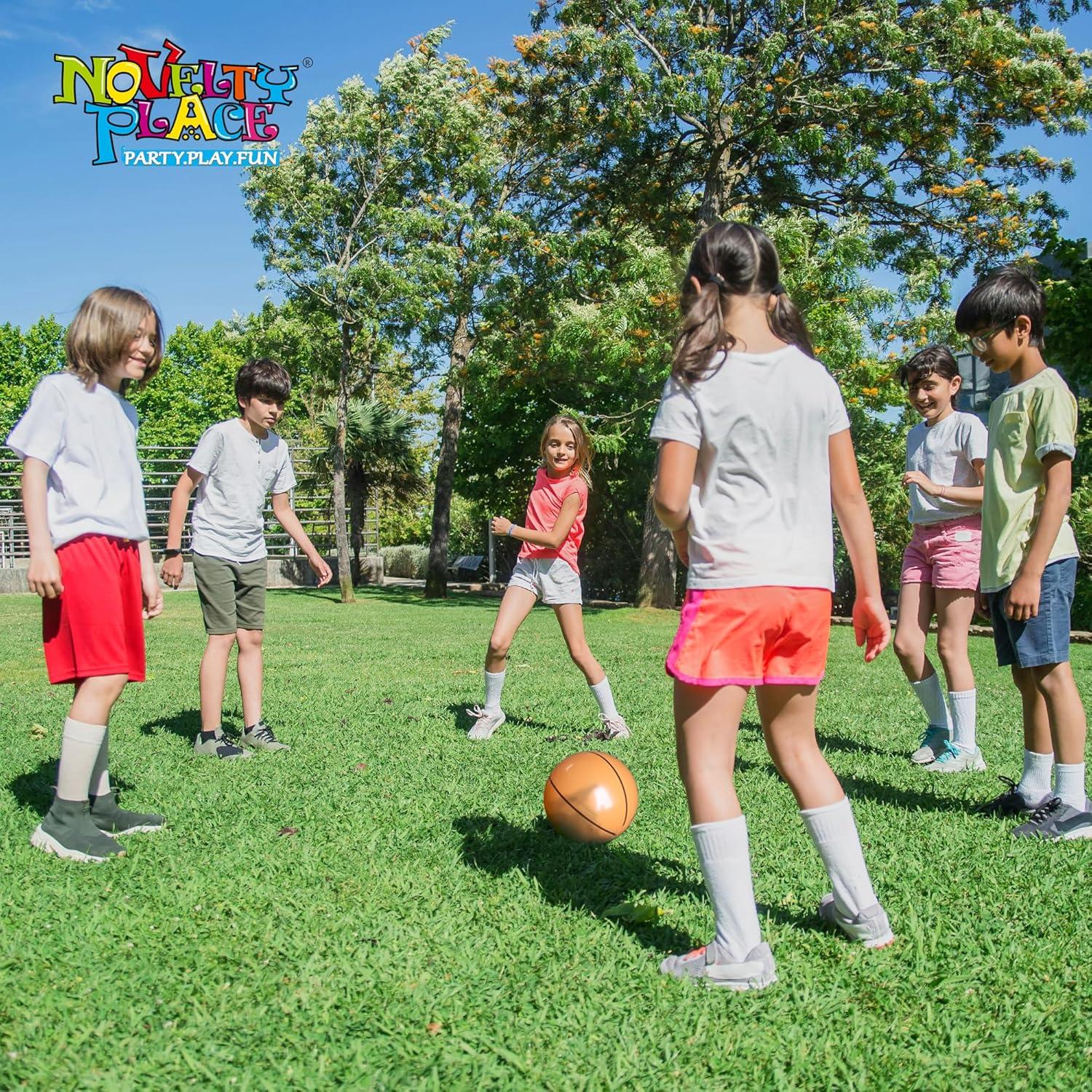 Pelotas de Baloncesto Inflables Novelty Place - Paquete de 3, 30 cm