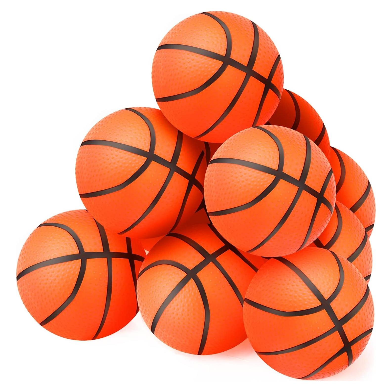Civaner 20 Mini Pelotas Inflables de Baloncesto 10 cm para Niños