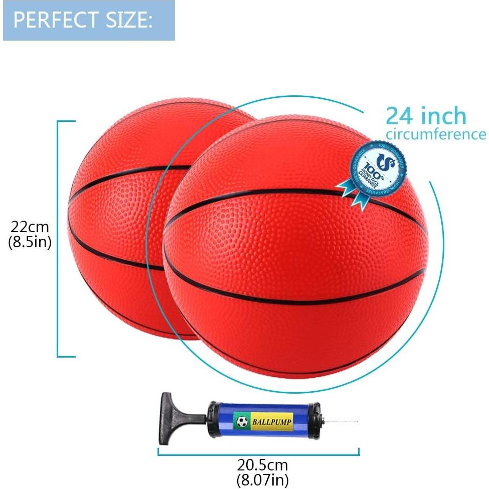 Mini Balones de Baloncesto TNELTUEB 21.6 cm Paquete de 3