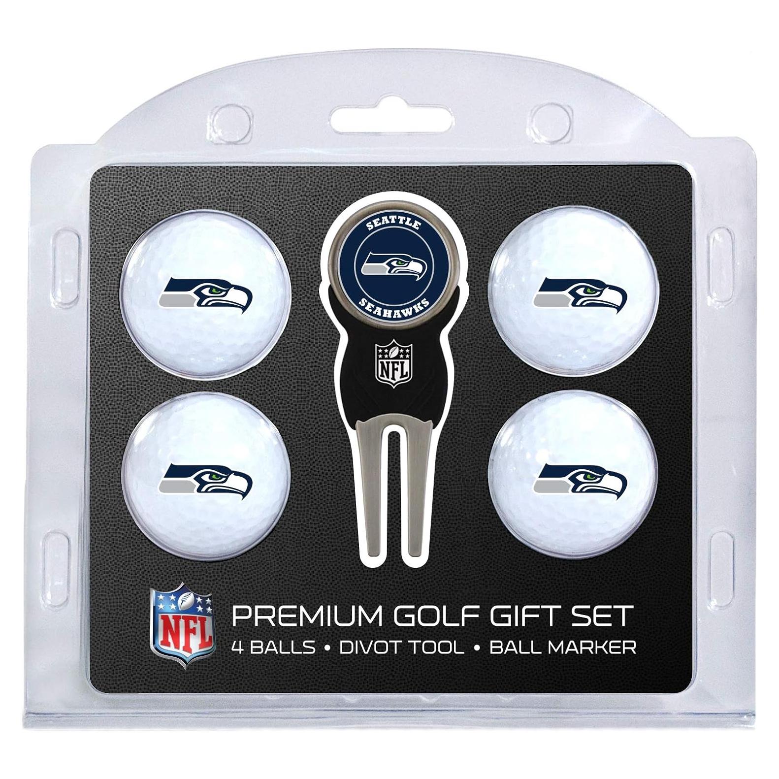 Set de 4 Bolas de Golf NFL Team Golf Seattle Seahawks