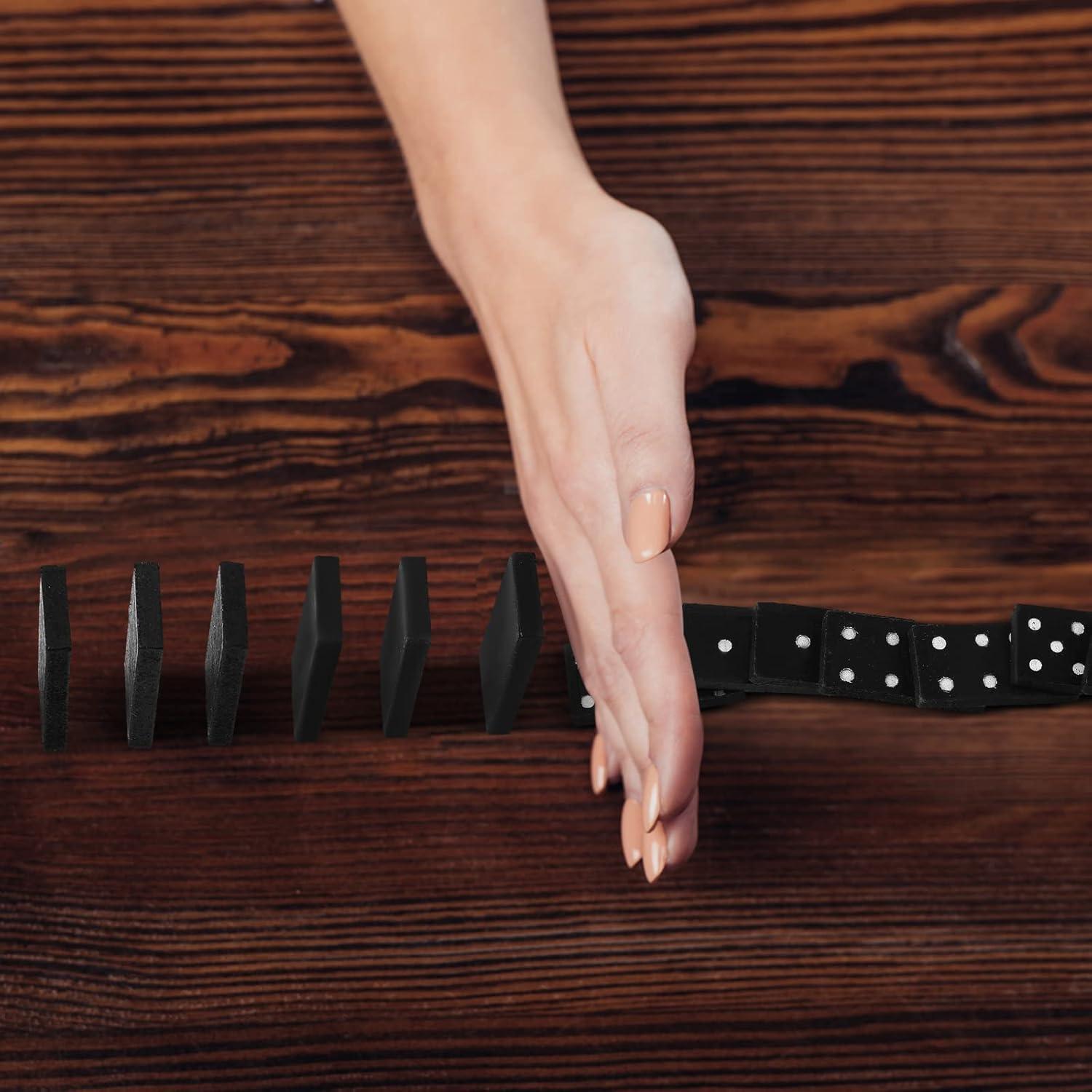 Conjunto de Dominó de Madera Deekin 50 Piezas para Fiesta