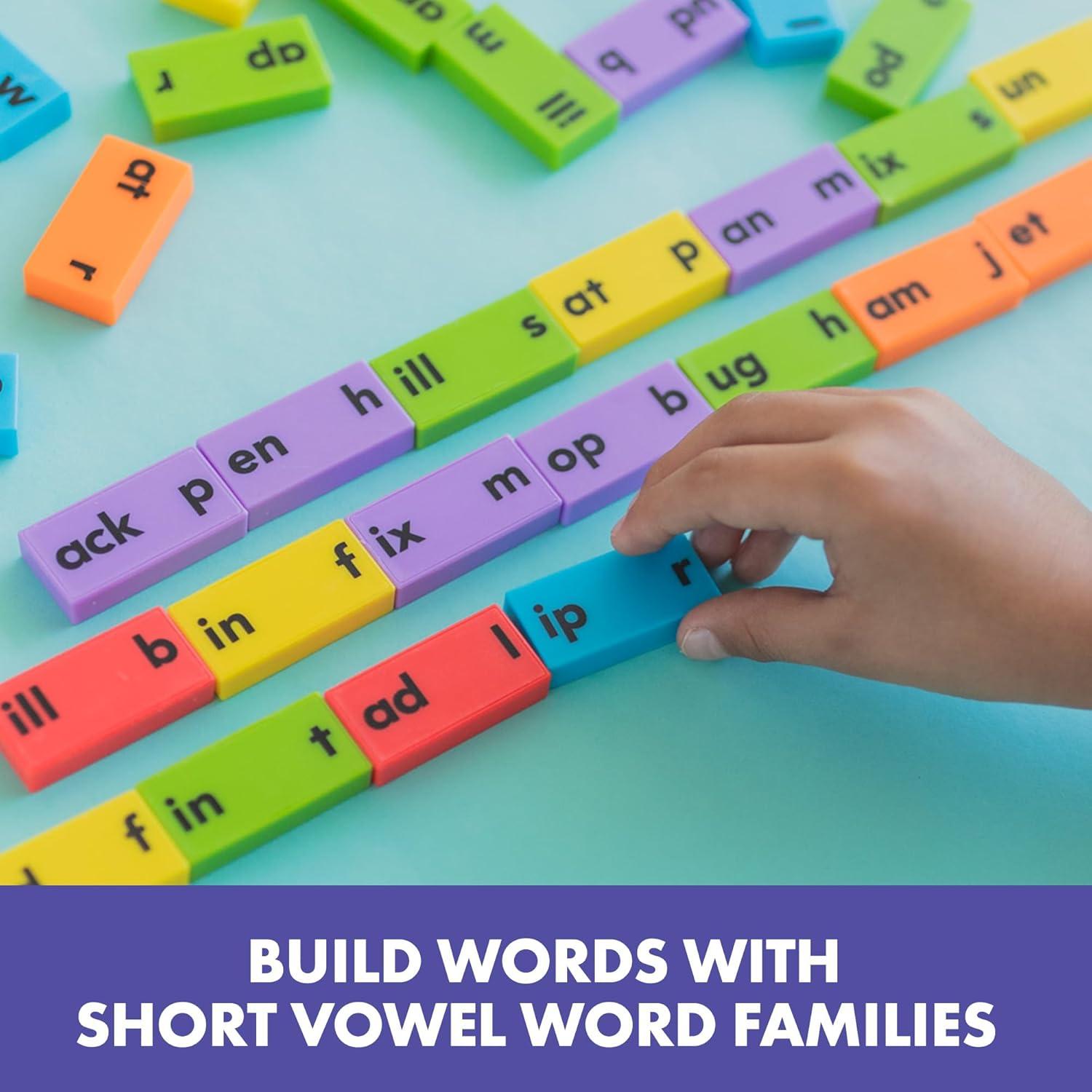 Fichas de Fonética Vocales Cortas Educational Insights - Set 84 Piezas