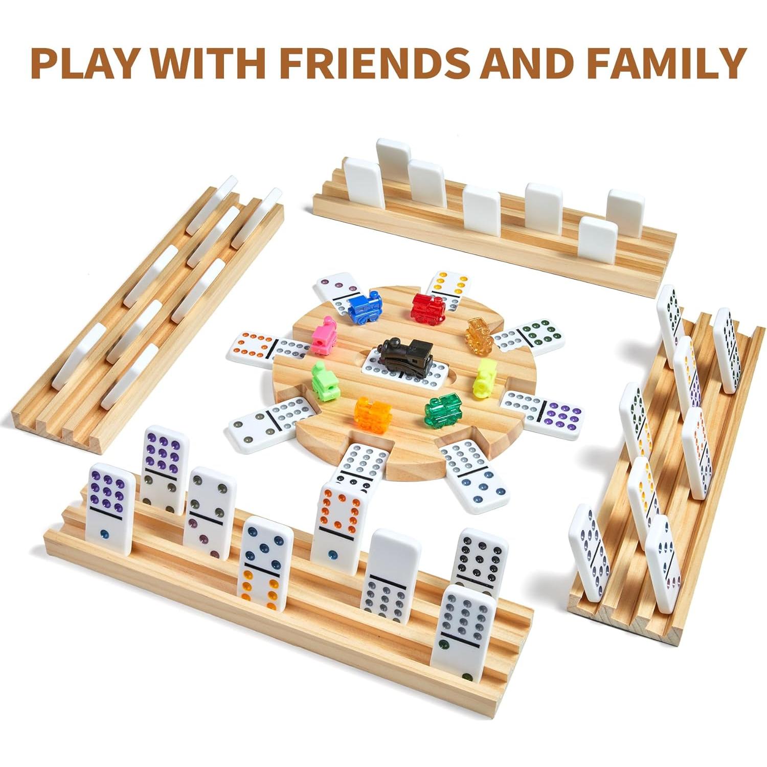 Juego de Dominó Mexicano Doble 12 ELONGDI con 91 Fichas