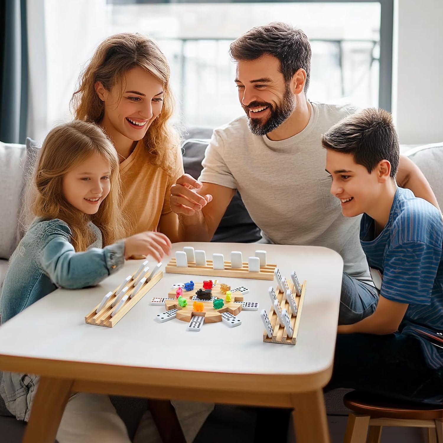 Juego de Dominó Mexicano Doble 12 ELONGDI con 91 Fichas