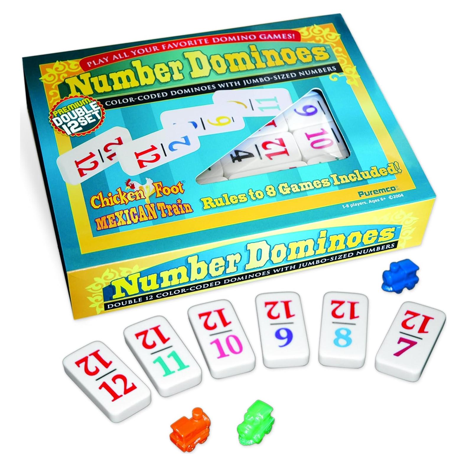 Dominó Doble 12 Numerado Puremco - Juego Familiar