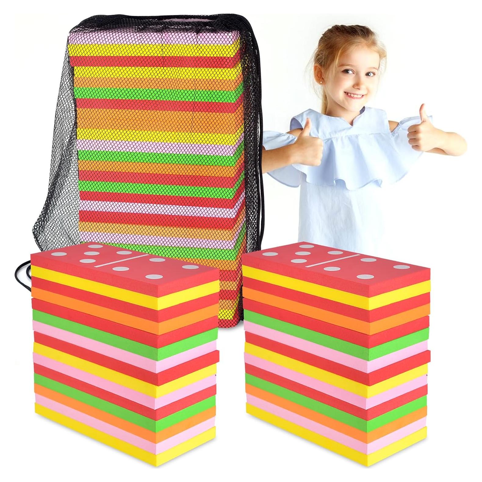 Juego de Dominó Gigante de Espuma DLUGOPIS 28 Piezas