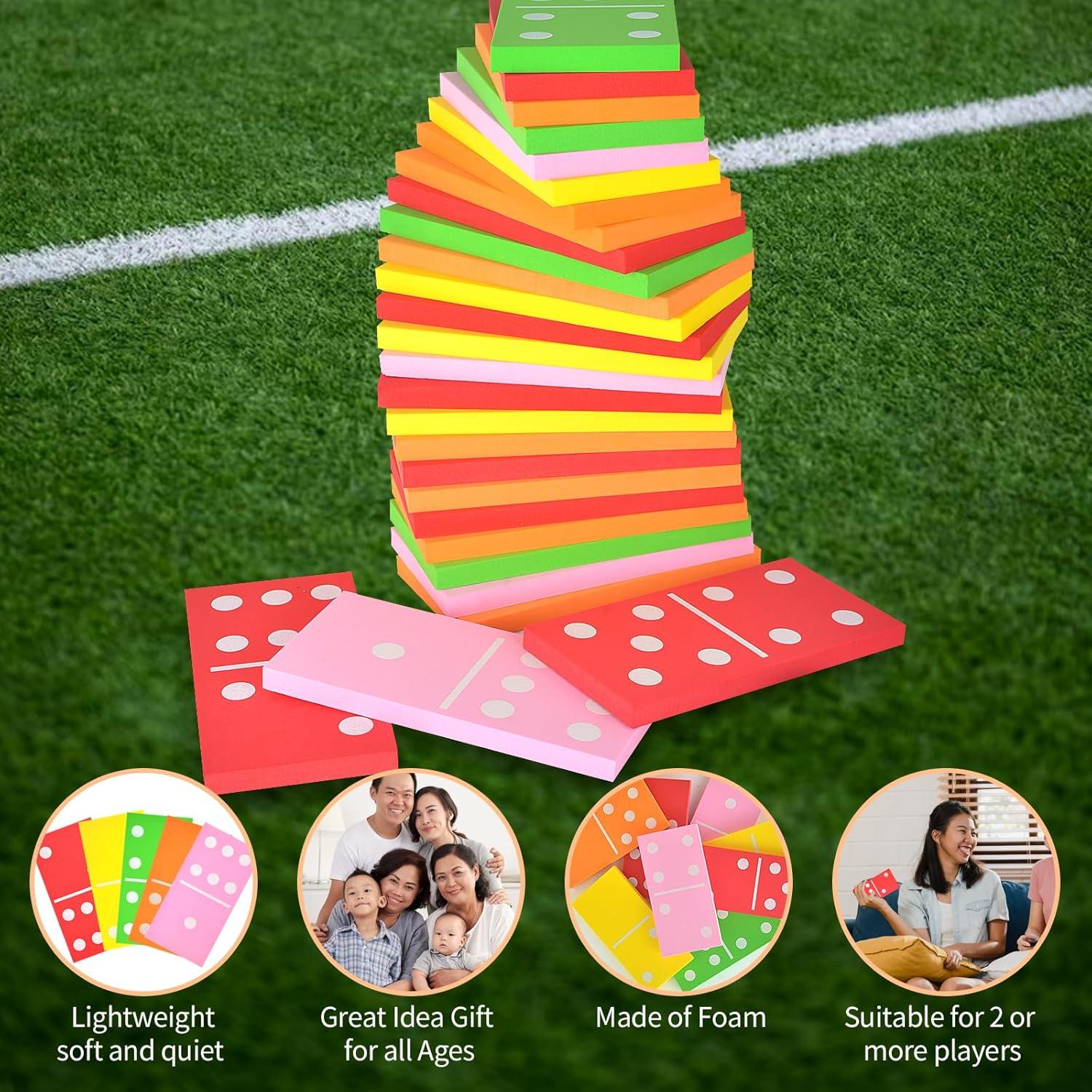 Juego de Dominó Gigante de Espuma DLUGOPIS 28 Piezas
