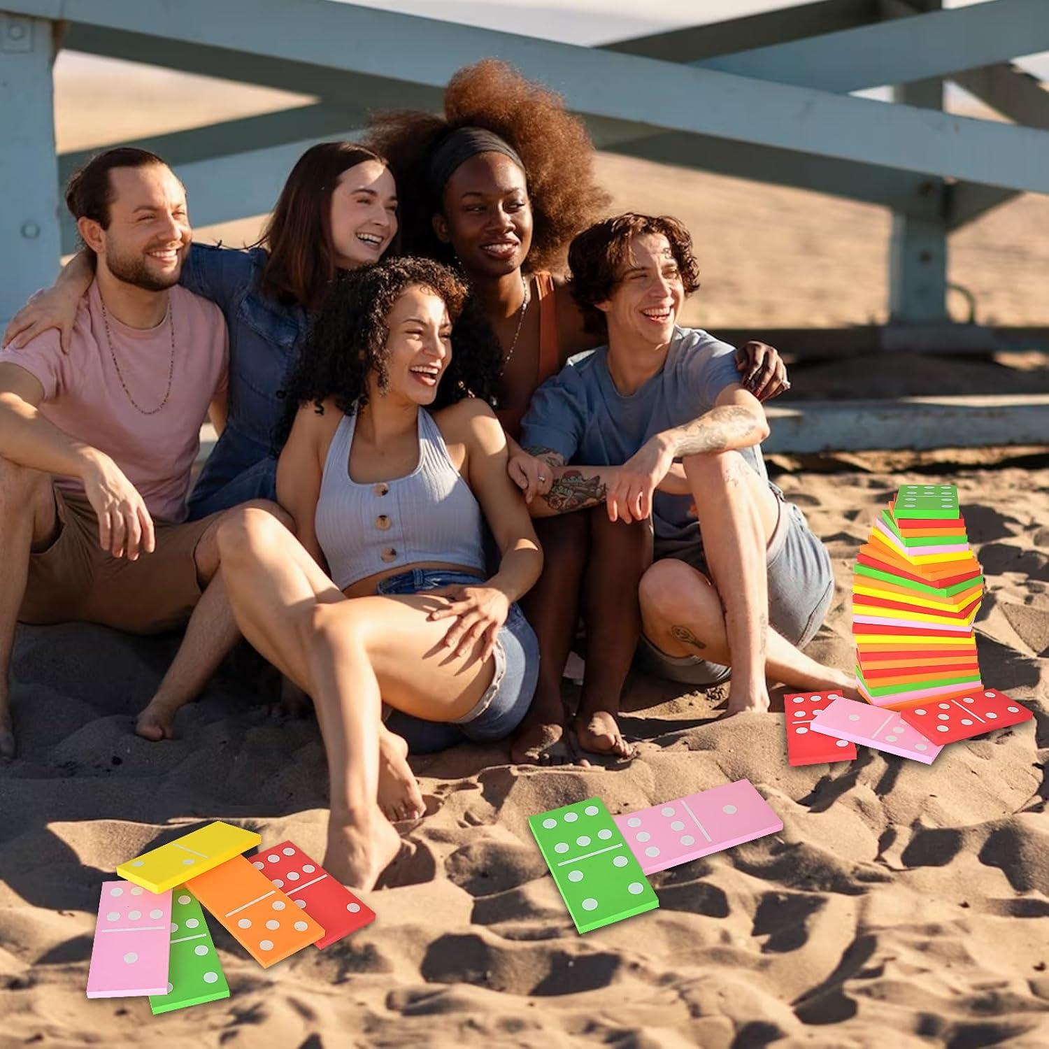 Juego de Dominó Gigante de Espuma DLUGOPIS 28 Piezas