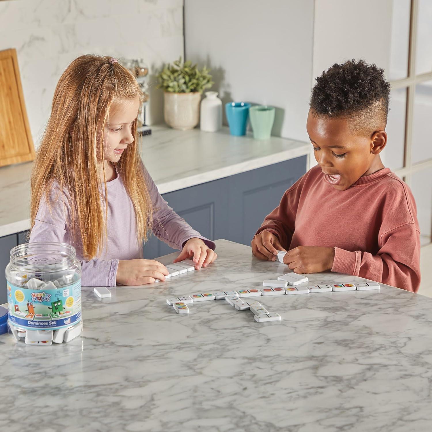 Juego de Dominó Numberblocks hand2mind - 112 Piezas Educativas