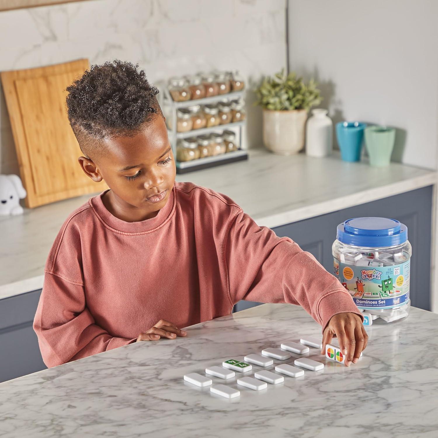 Juego de Dominó Numberblocks hand2mind - 112 Piezas Educativas