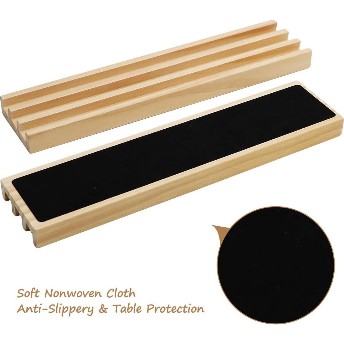 Set de 8 Bandejas de Dominó de Madera Exqline para Juegos