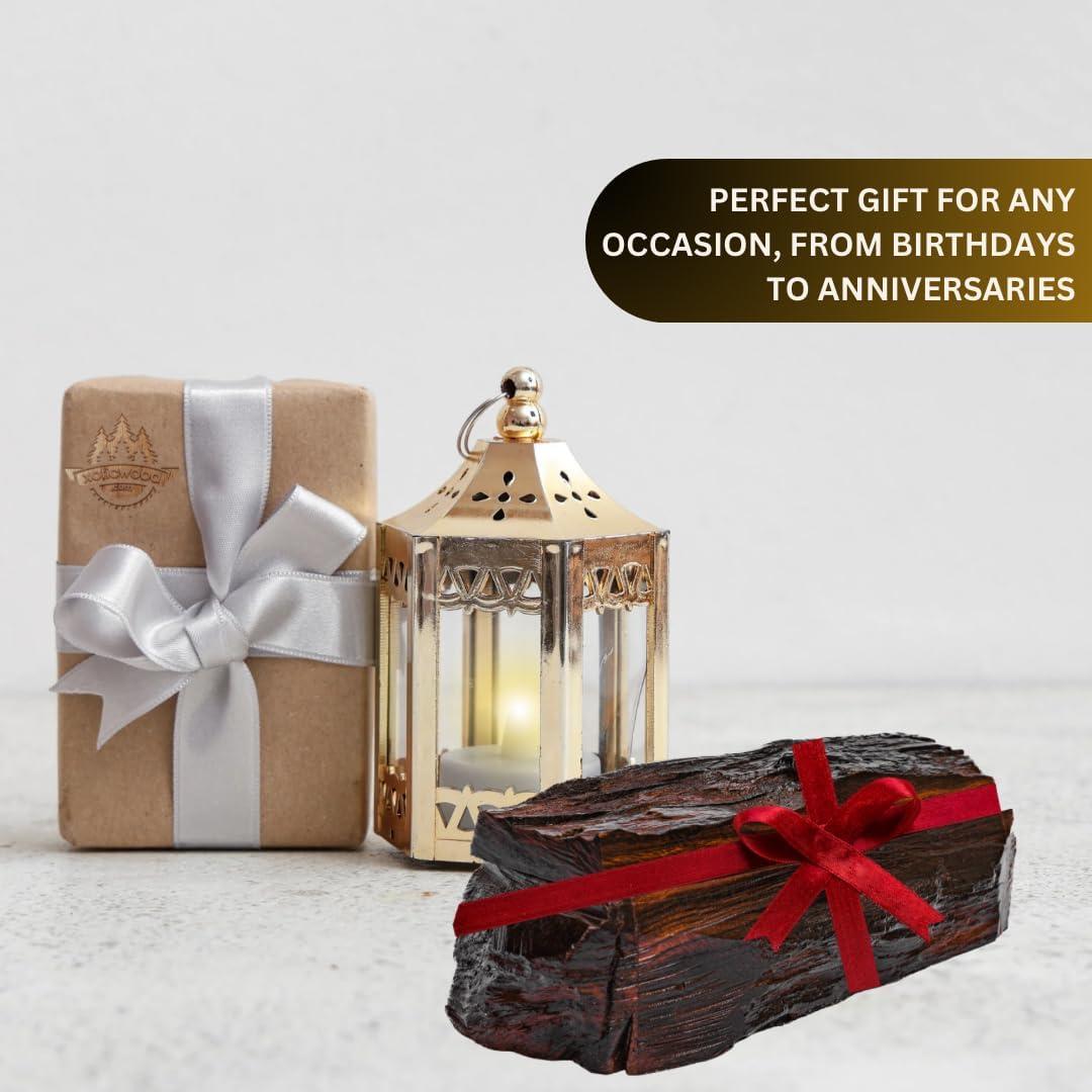 Juego de Dominó de Madera Hecho a Mano IECAP - Ébano Rústico 25.4x15.2 cm