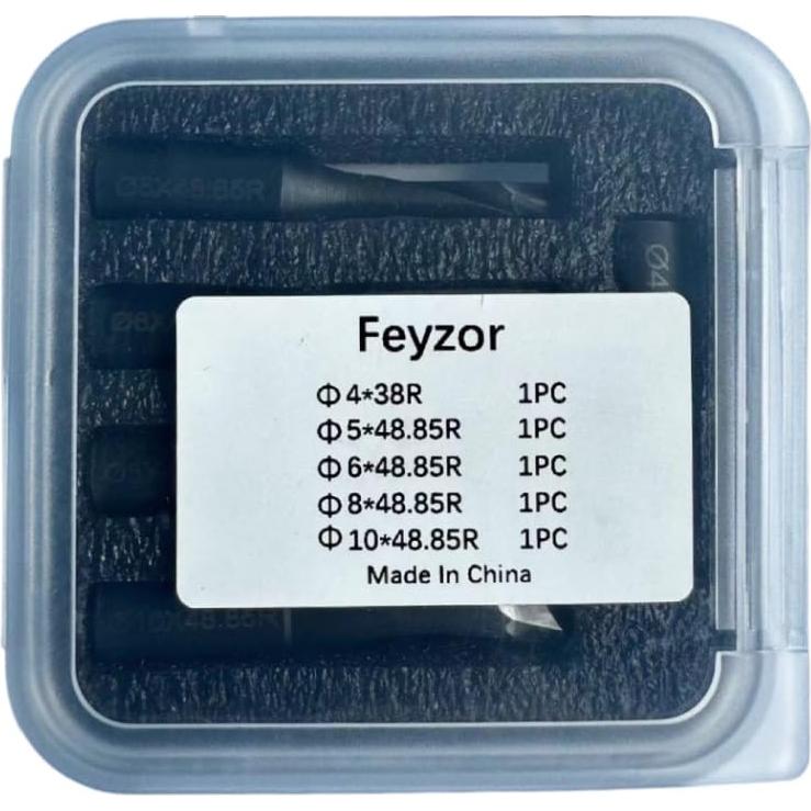 Juego de Brocas de Carburo Sólido Feyzor para Máquina Domino