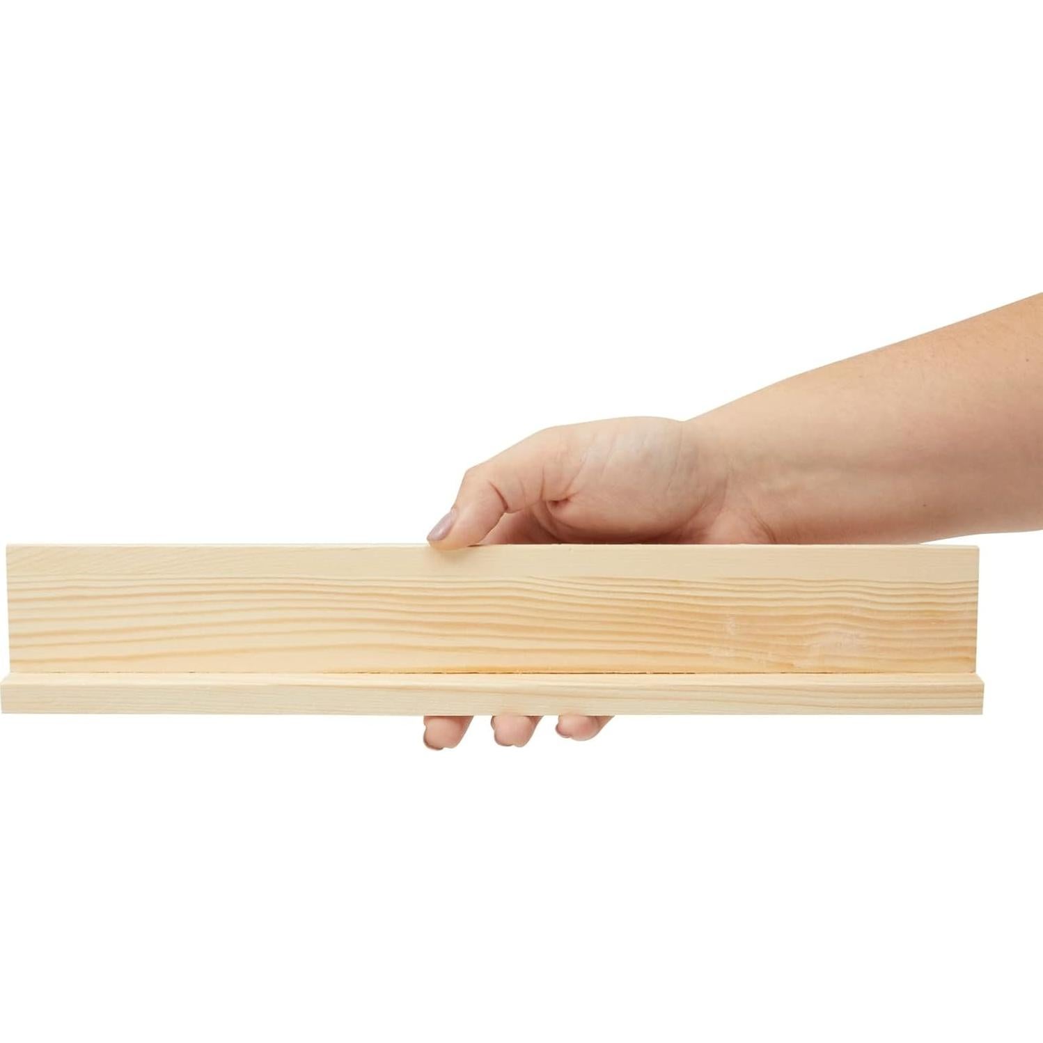 Juego de 4 Soportes de Dominó de Madera Juvale 34 cm