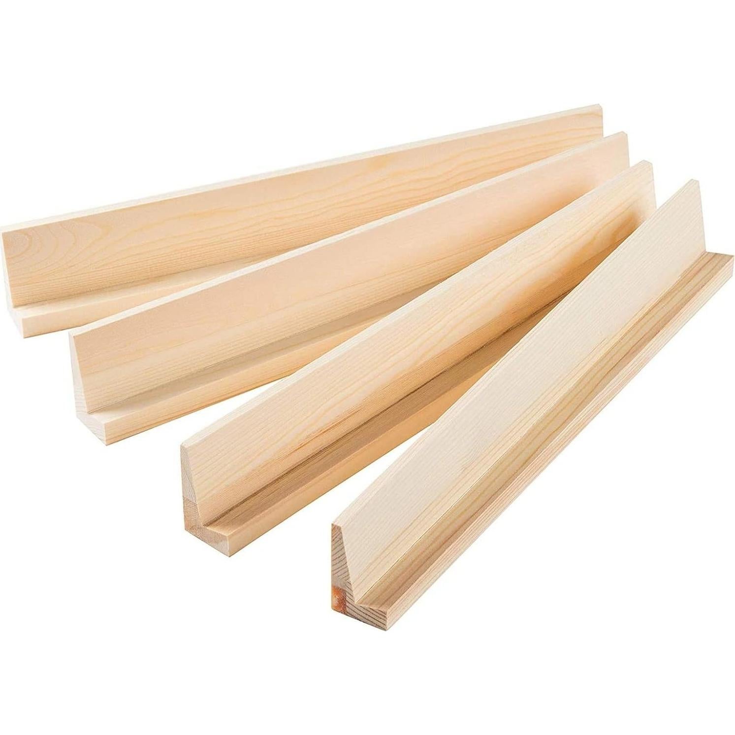 Juego de 4 Soportes de Dominó de Madera Juvale 34 cm