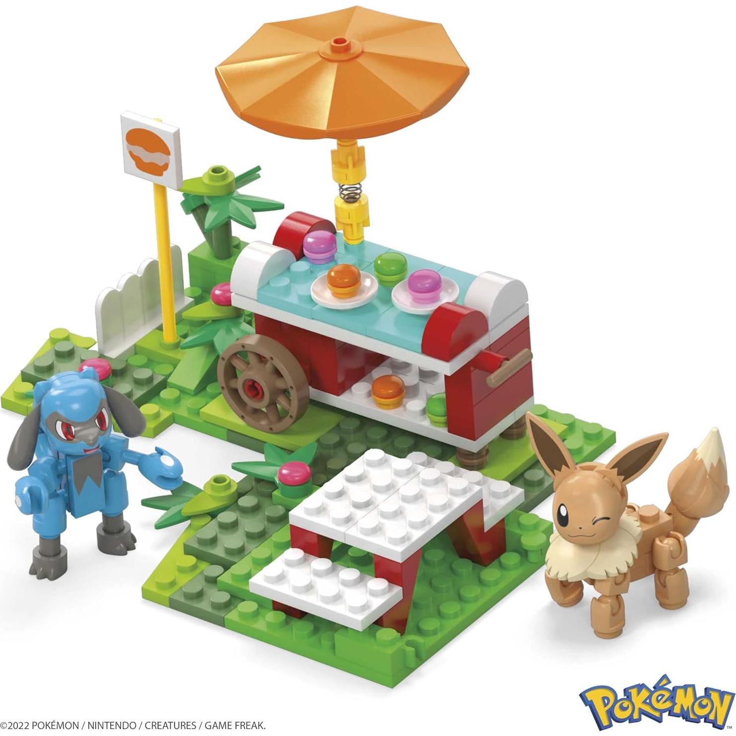Set de Construcción Pokémon MEGA Eevee y Riolu 193 Piezas
