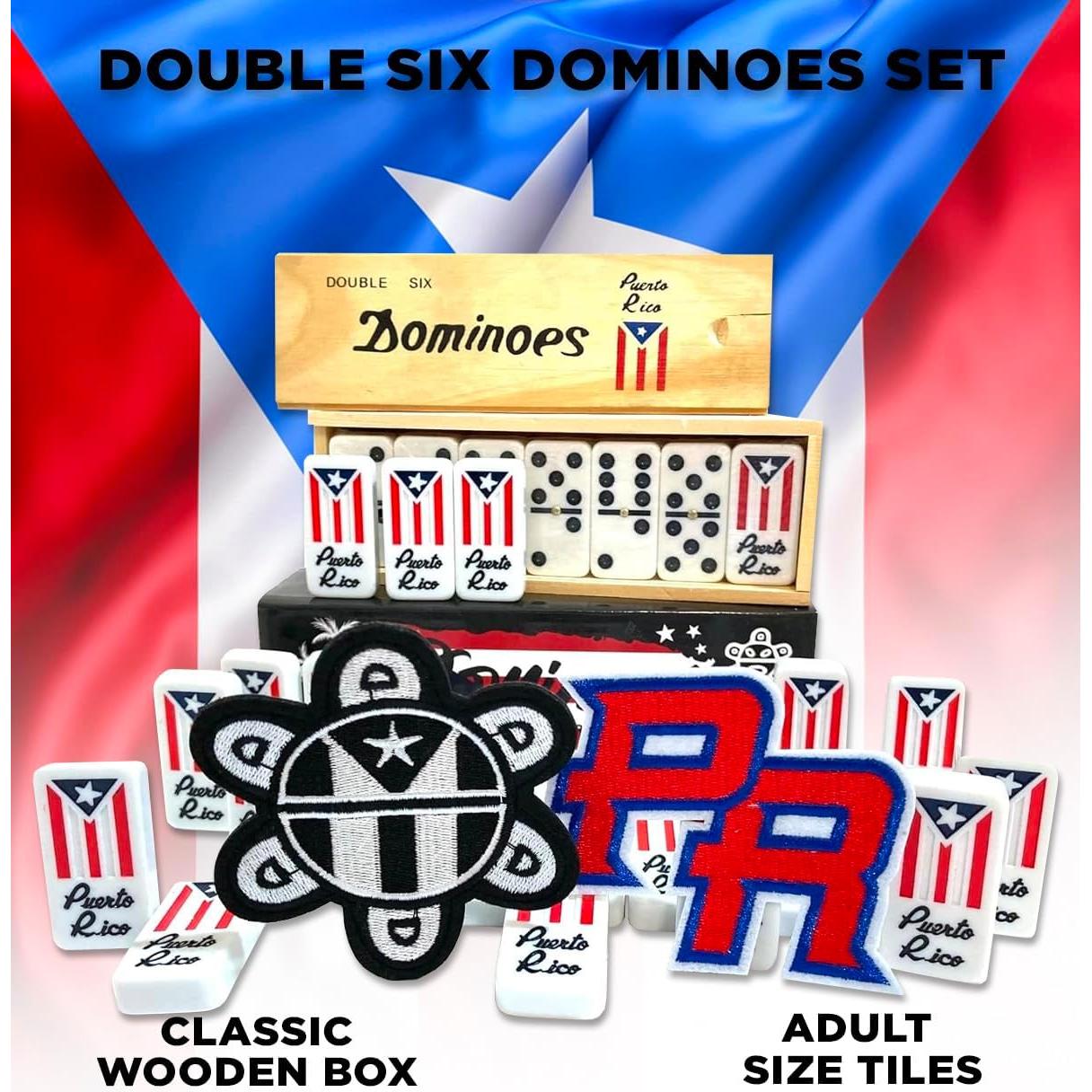 Juego de Dominó Dobles Seis PRK 14 - Puerto Rico - 28 Fichas