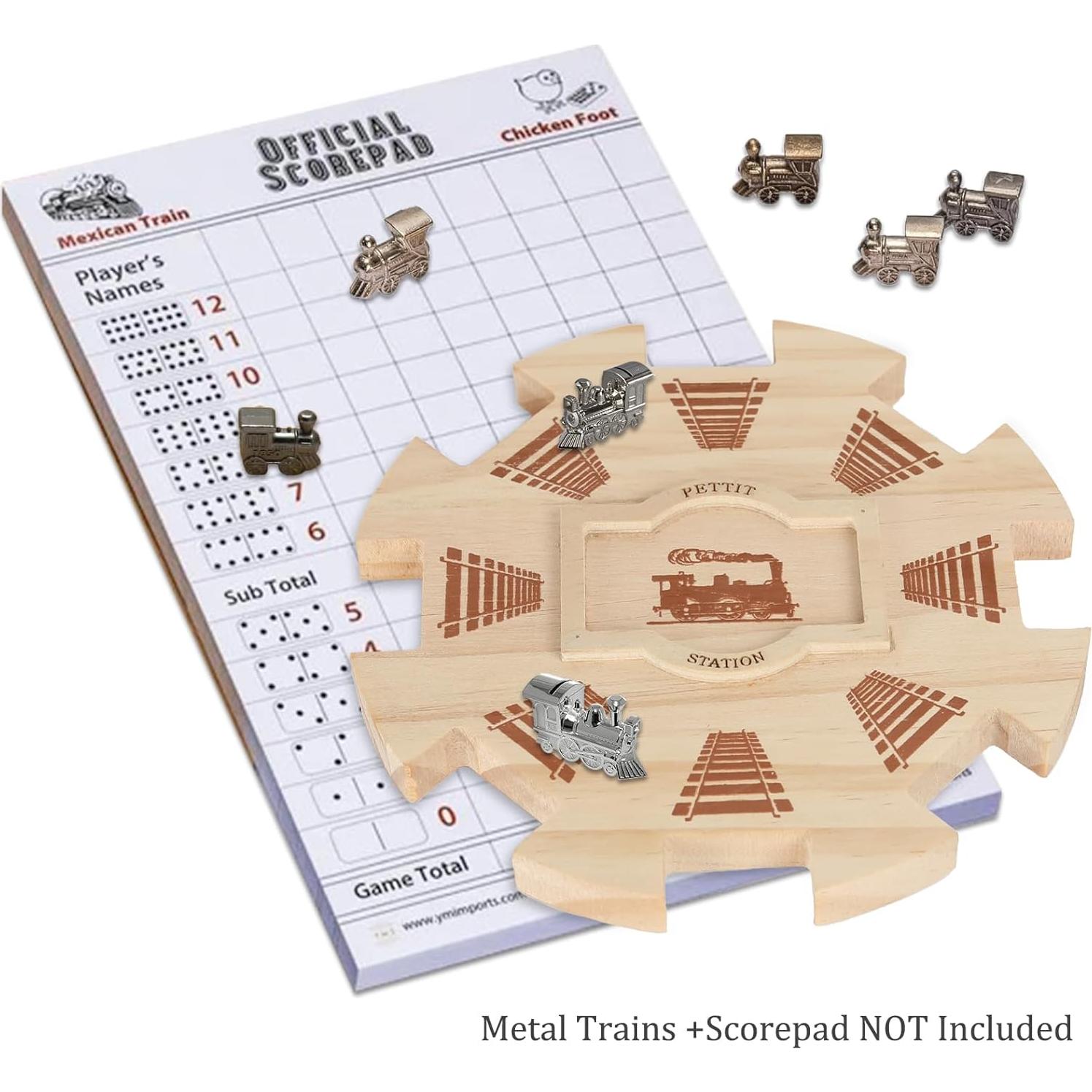 Círculo de Dominó Mexicano de Madera NVAAV 20.5cm para 12 Jugadores