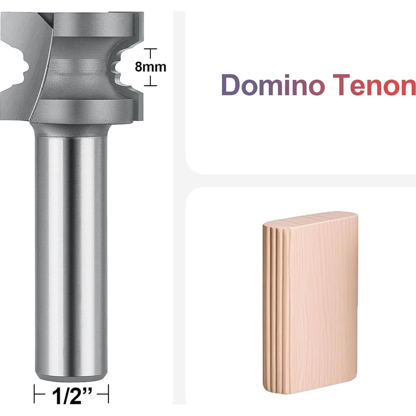 Bit de Router de Tenón Domino 8mm SpeTool para Festool