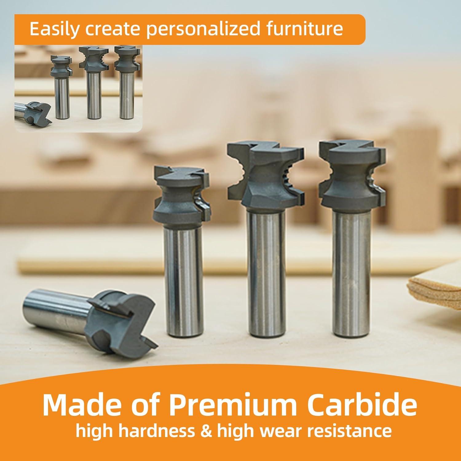 Bit de Router de Tenón Domino 8mm SpeTool para Festool