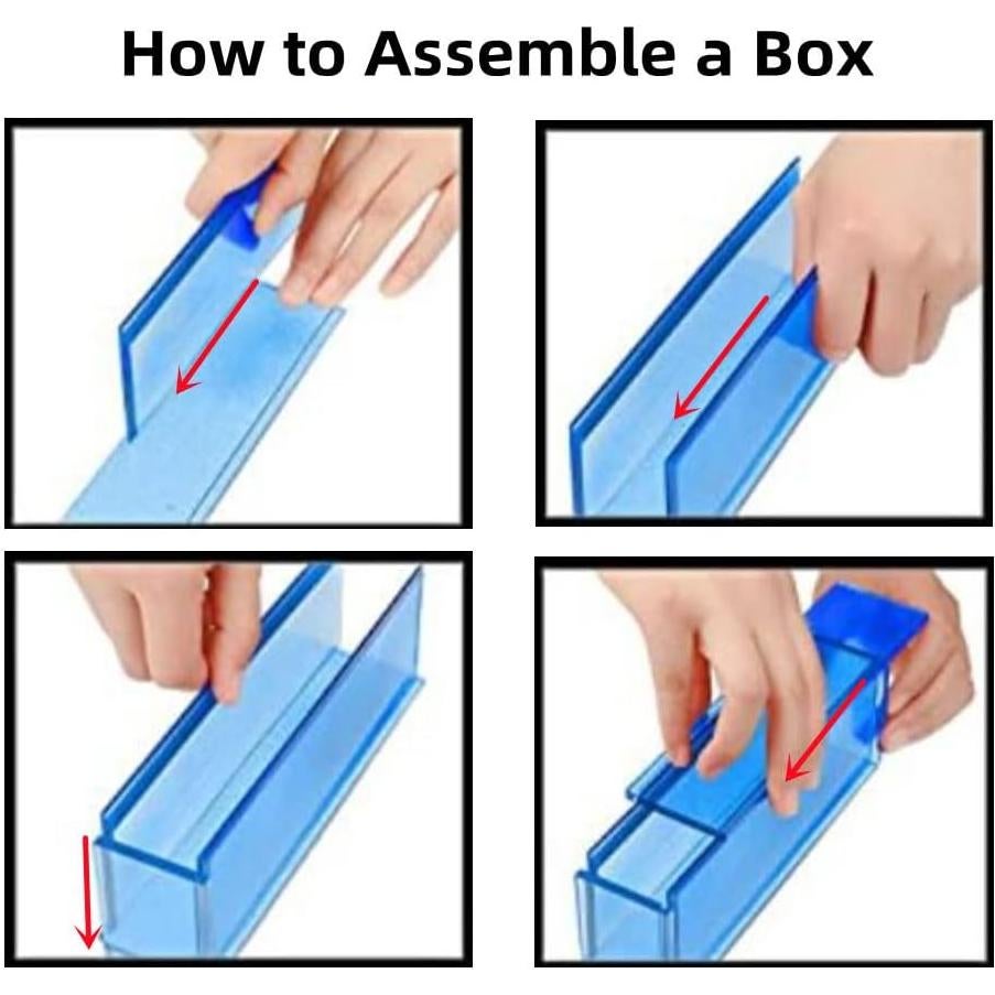 Kit de Moldes de Resina Accfore para Dominó y Caja DIY