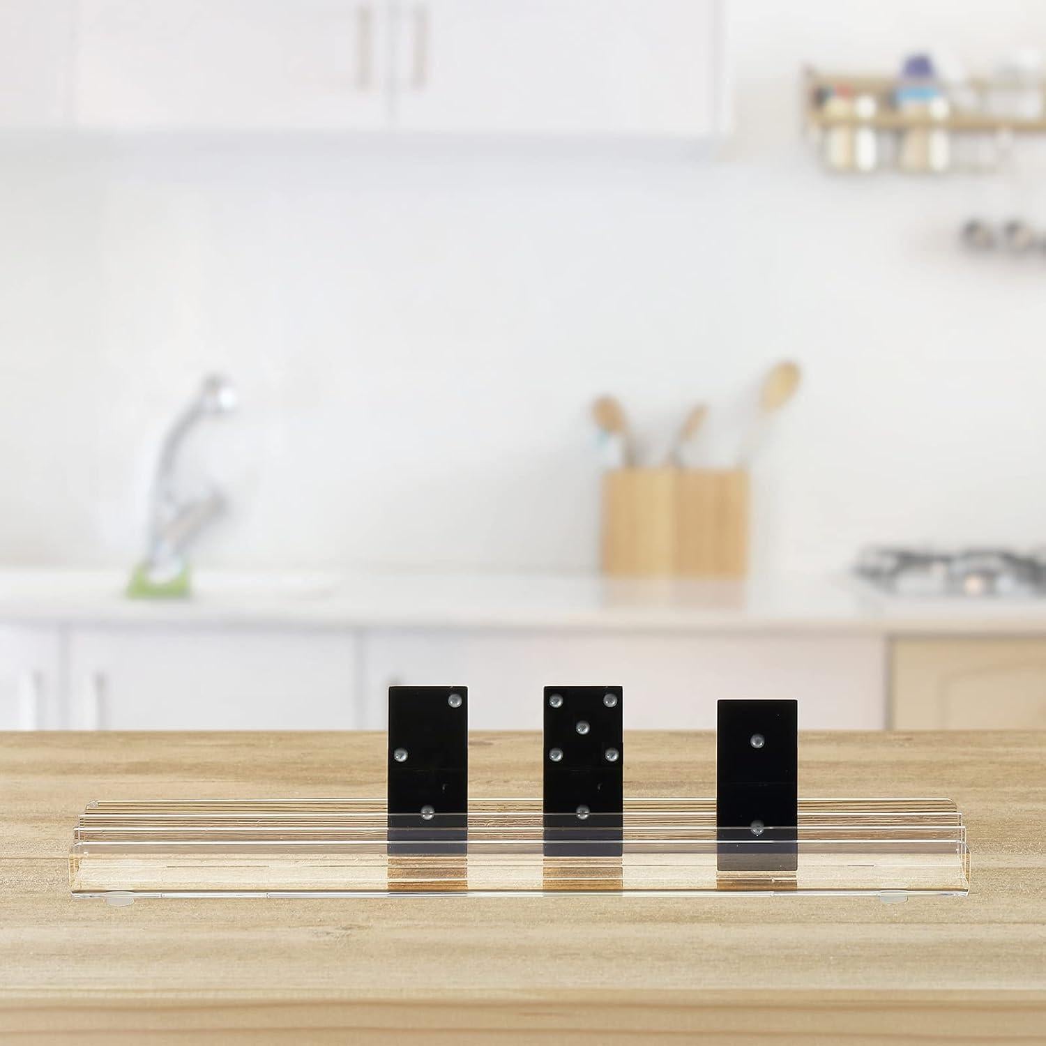 Soportes Acrílicos para Dominó Skylety - 8 Piezas 25.4x6.1 cm