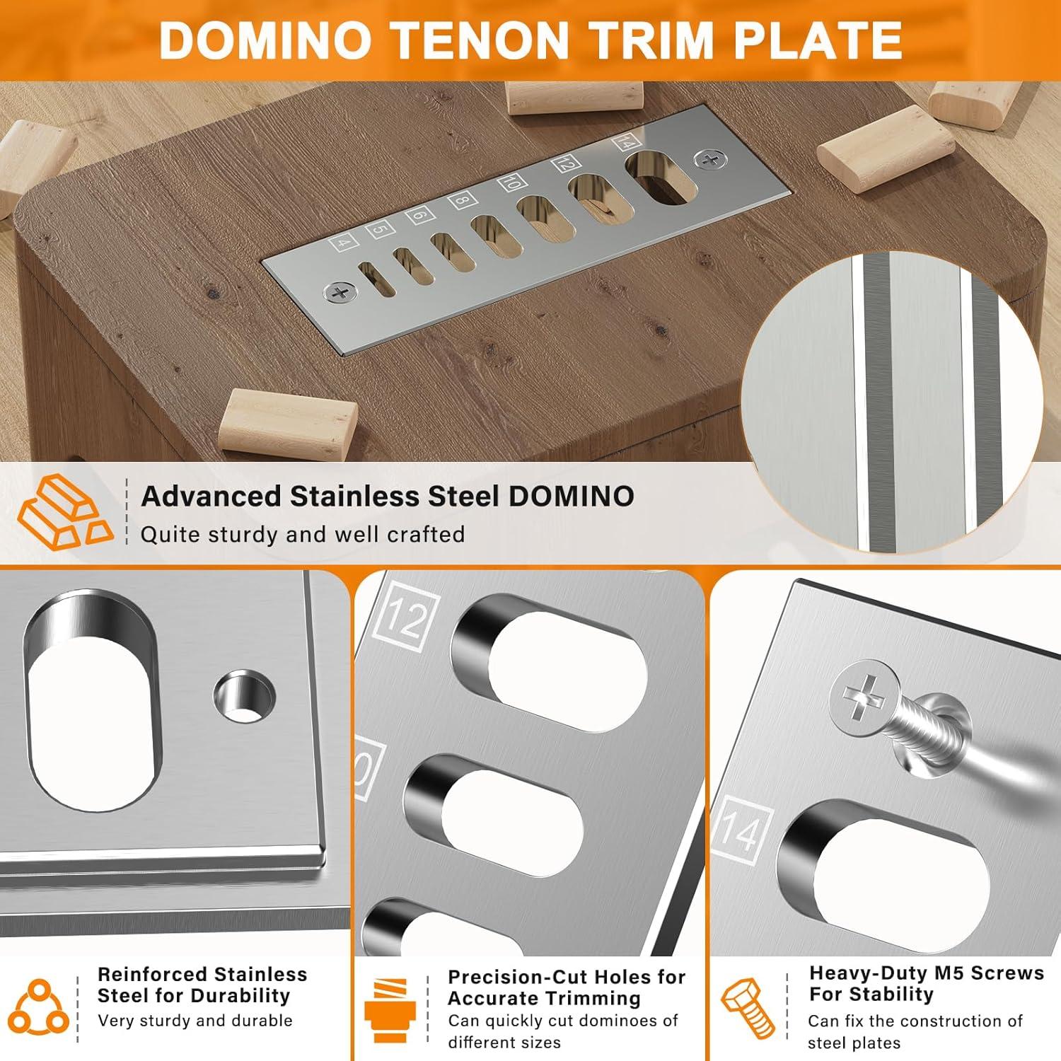 Placa de Recorte Domino DFM, Acero Inoxidable 4mm-14mm