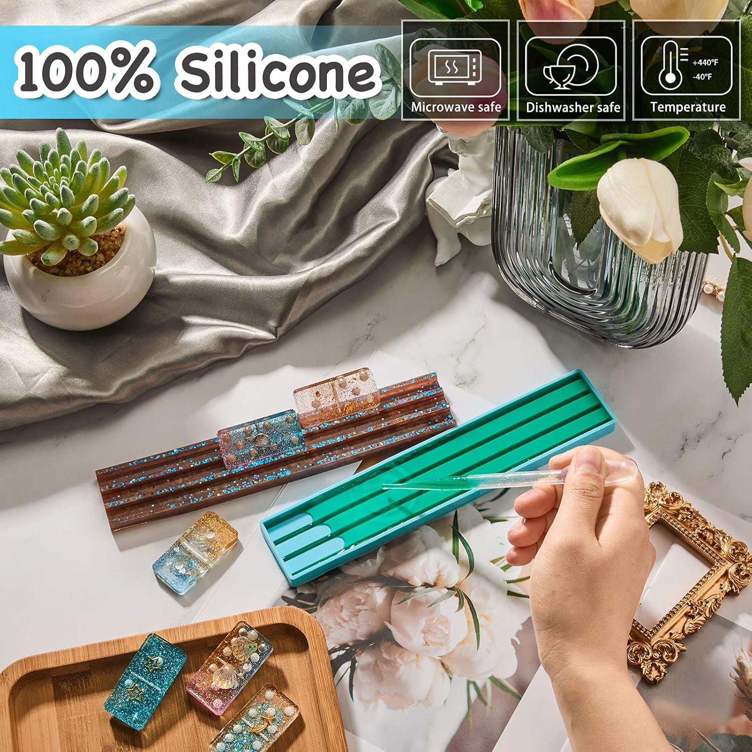 Molde de Silicona Patelai para Soporte de Dominó 3D Azul