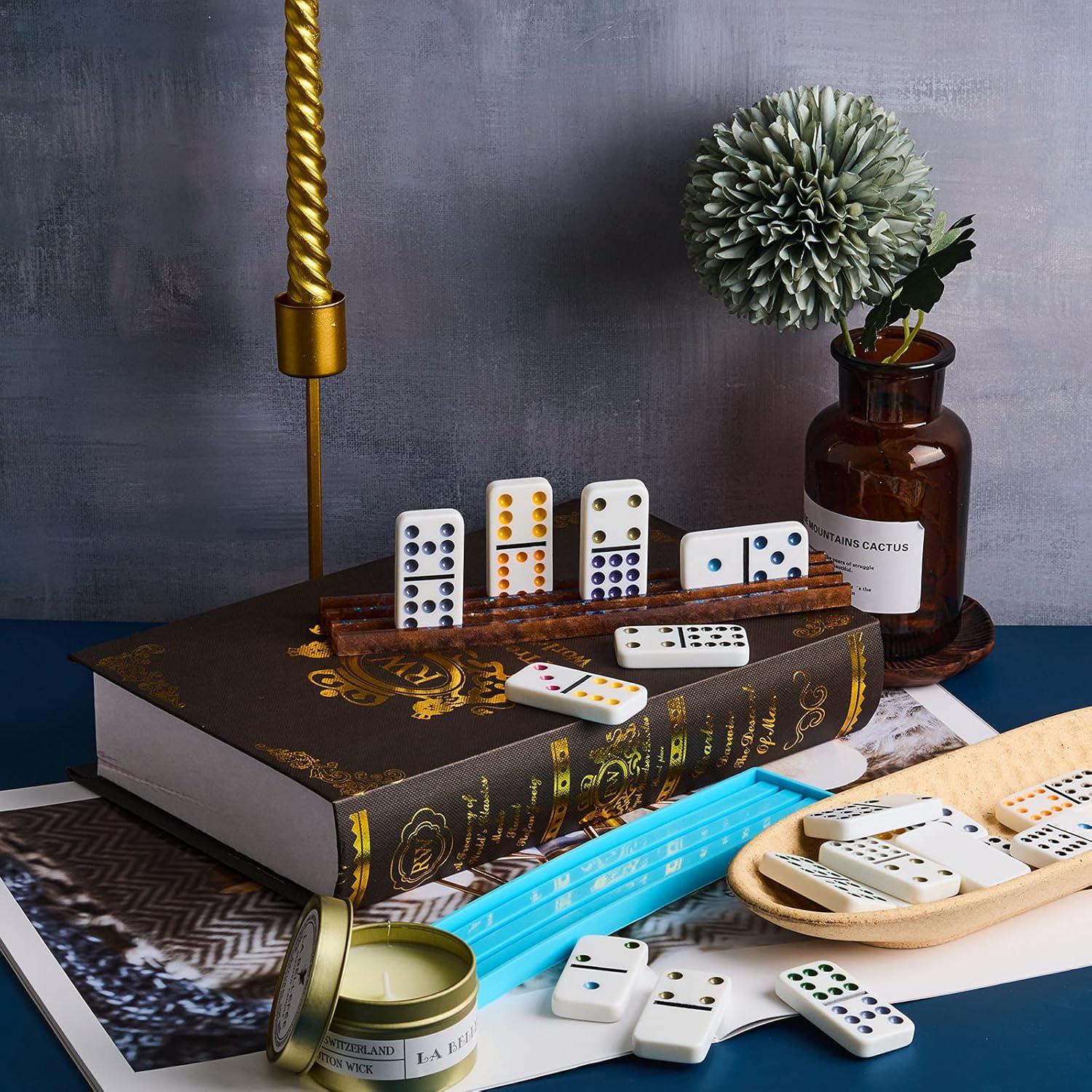 Molde de Silicona Patelai para Soporte de Dominó 3D Azul