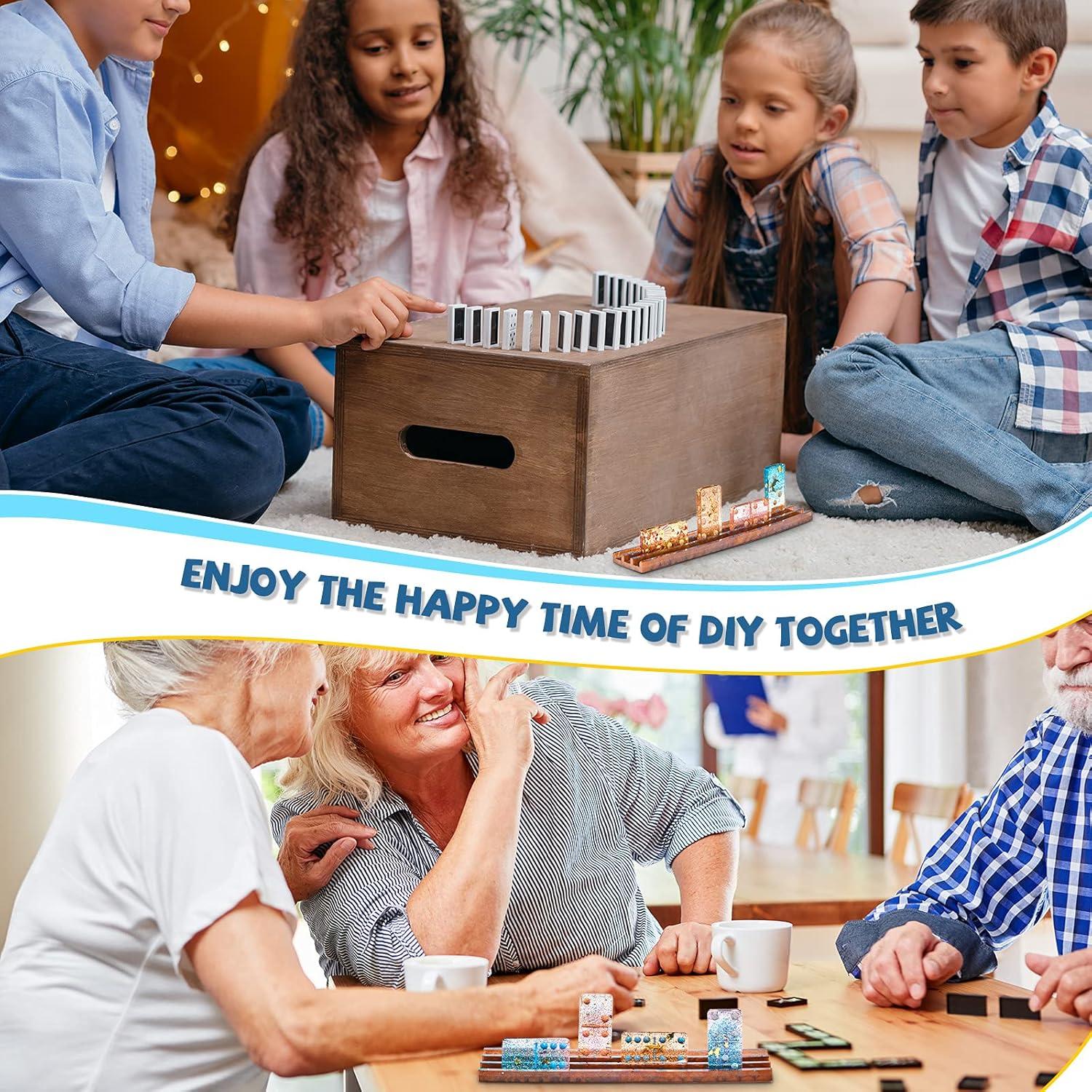 Molde de Silicona Patelai para Soporte de Dominó 3D Azul