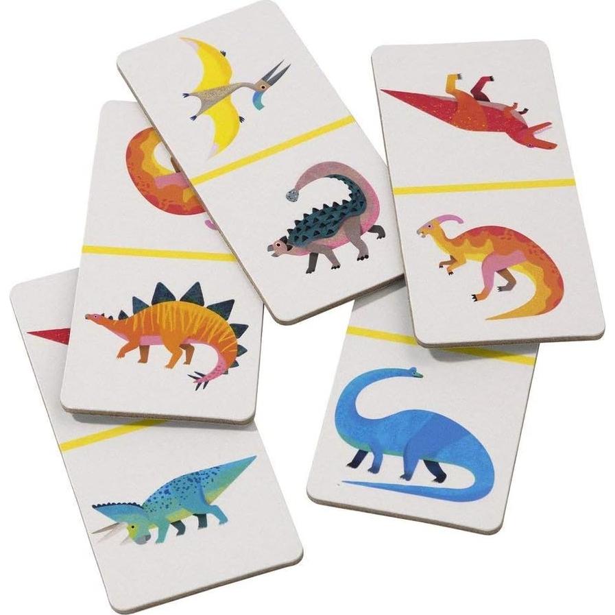 Juego de Dominó Dinosaurios Talking Tables 28 Piezas