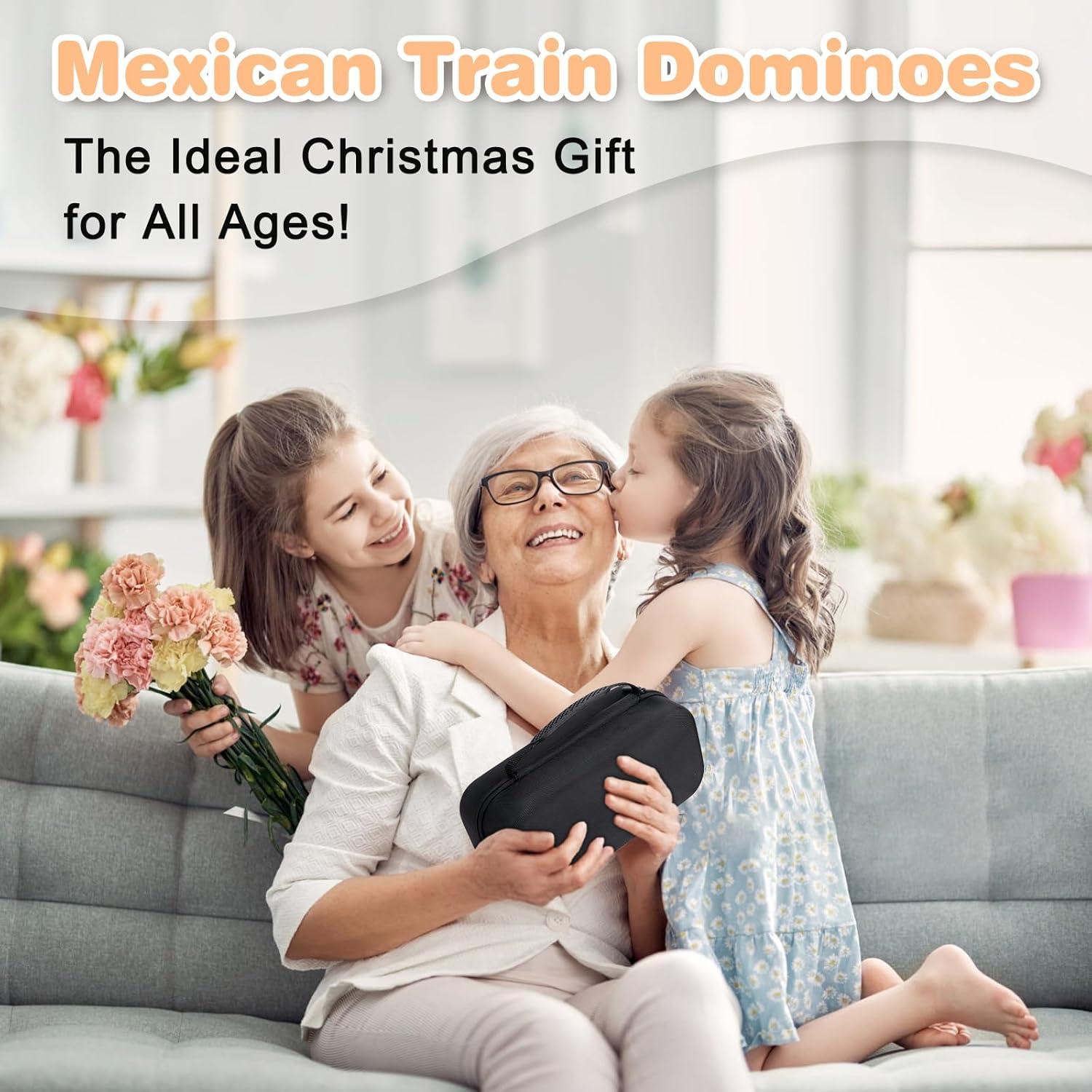 Juego de Dominó Mexicano Doble 12 Fowreny con 91 Fichas