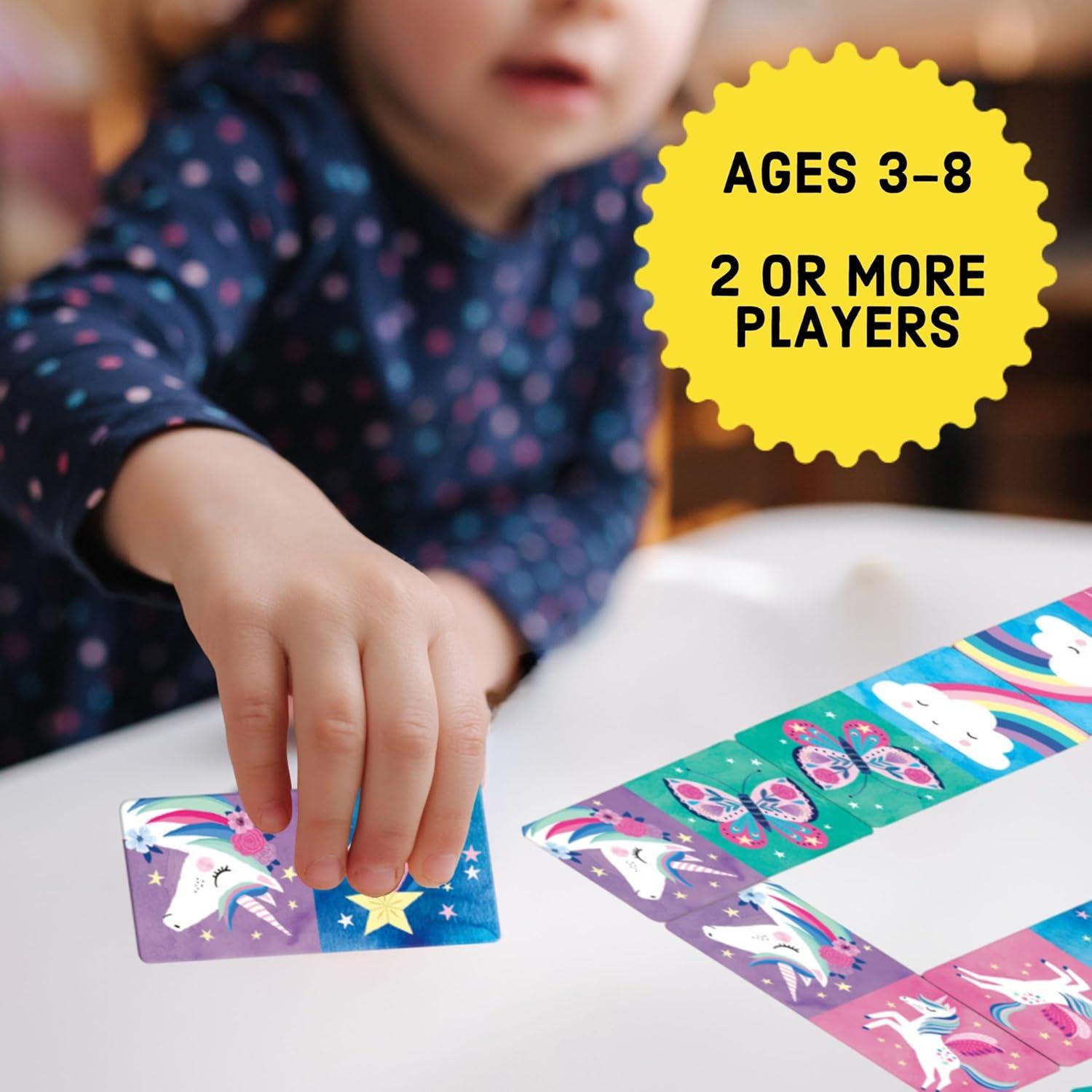 Dominó Unicornio Mudpuppy - 28 Piezas Jumbo Ecológico