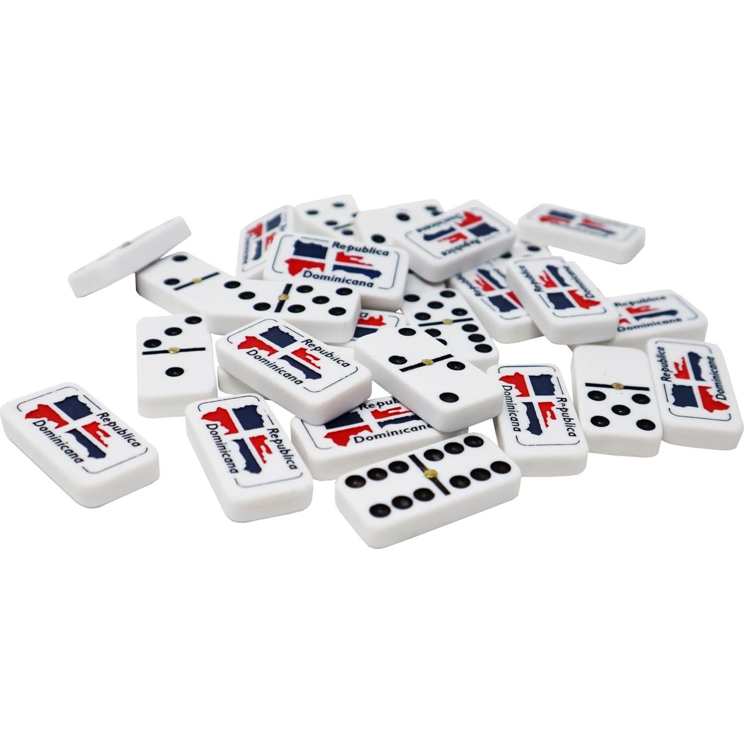 Dominó Doble 6 RCP en Caja de Madera - Fichas Grabadas