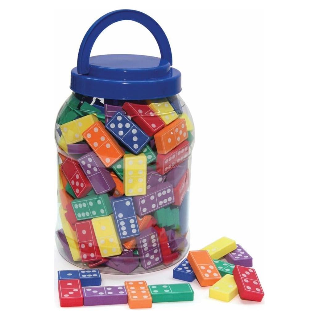 Dominós de Espuma WonderFoam 168 Piezas Multicolor 4.4 cm