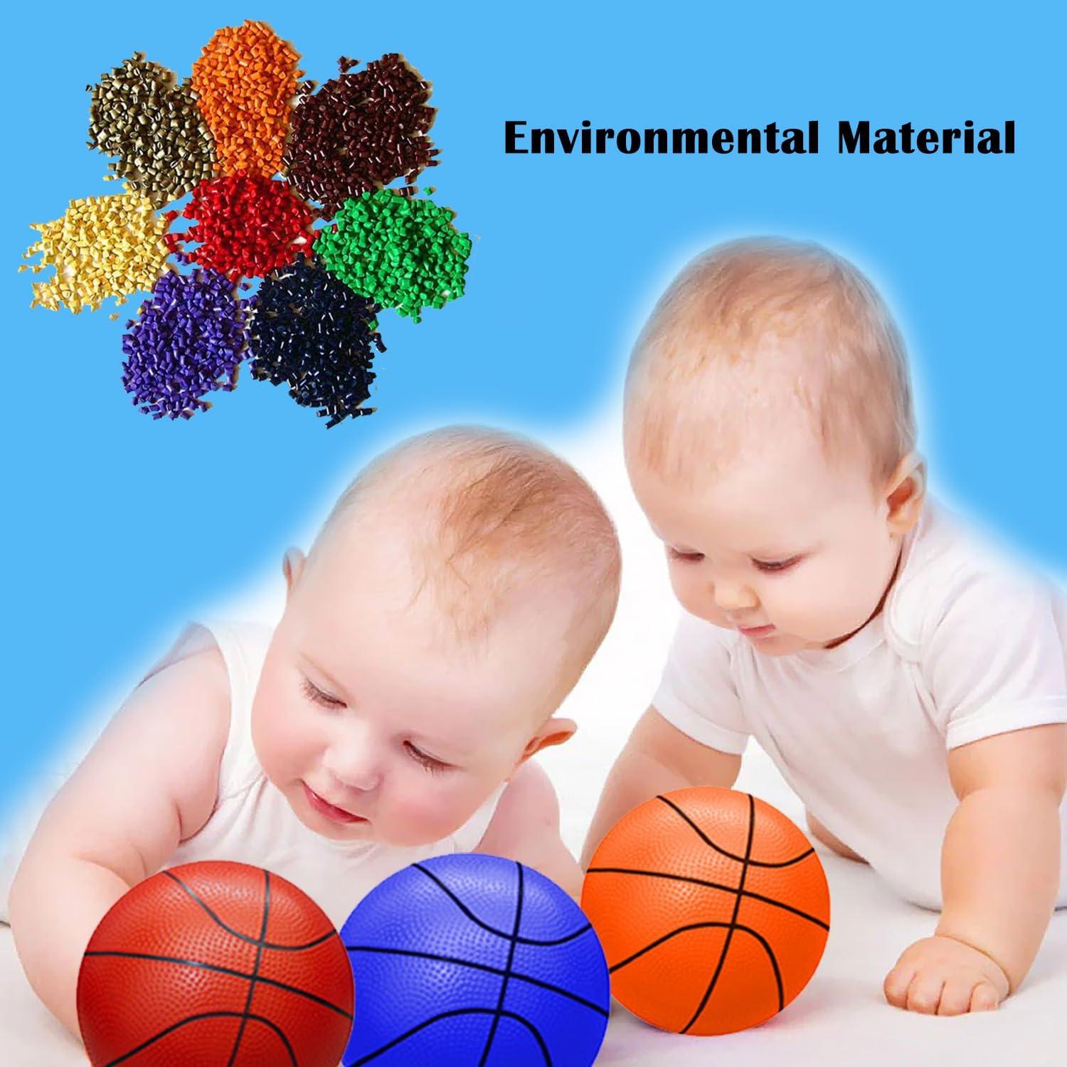 Mini Balones de Baloncesto ABAJI 4 Piezas 12.7 cm PVC