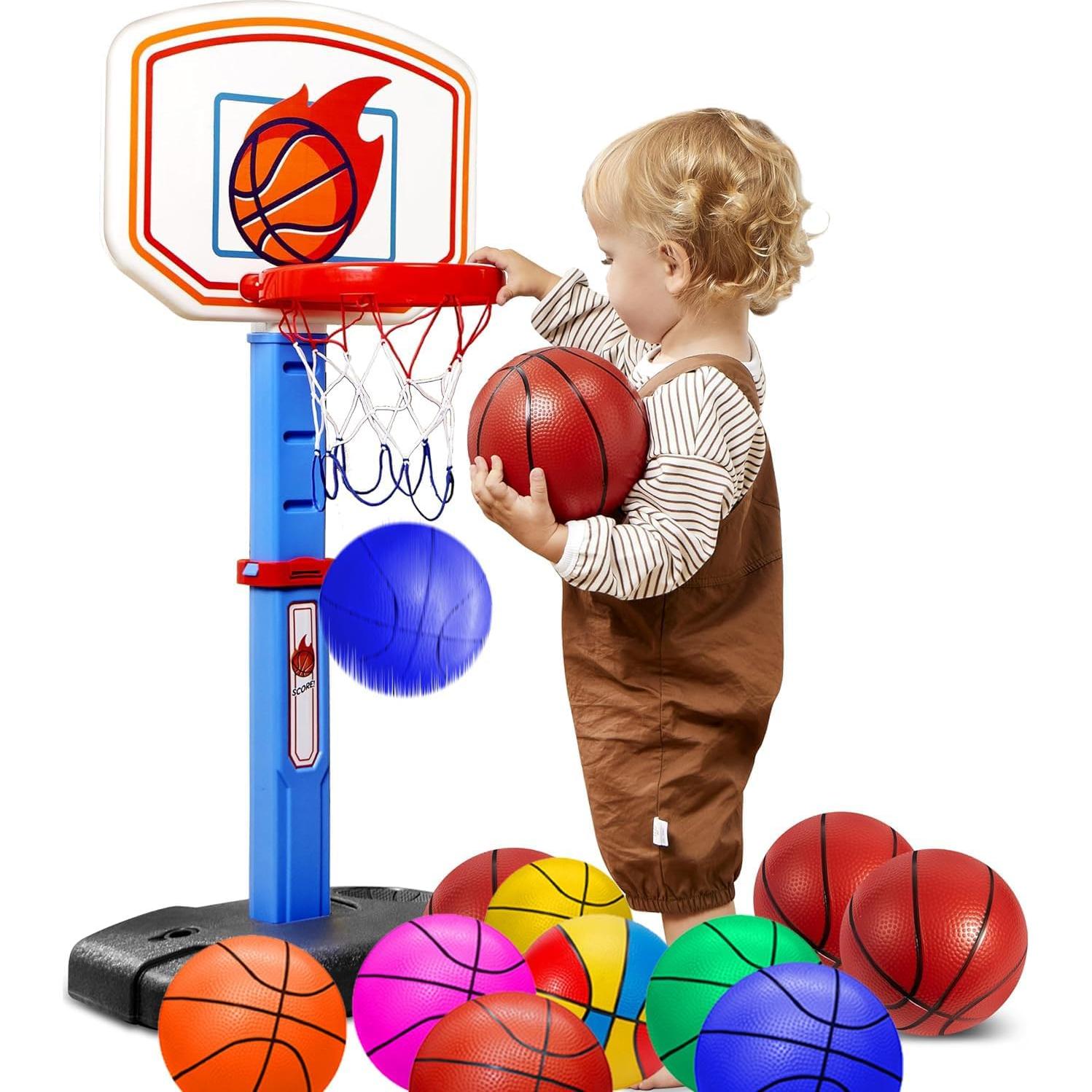 Mini Balones de Baloncesto ABAJI 4 Piezas 12.7 cm PVC