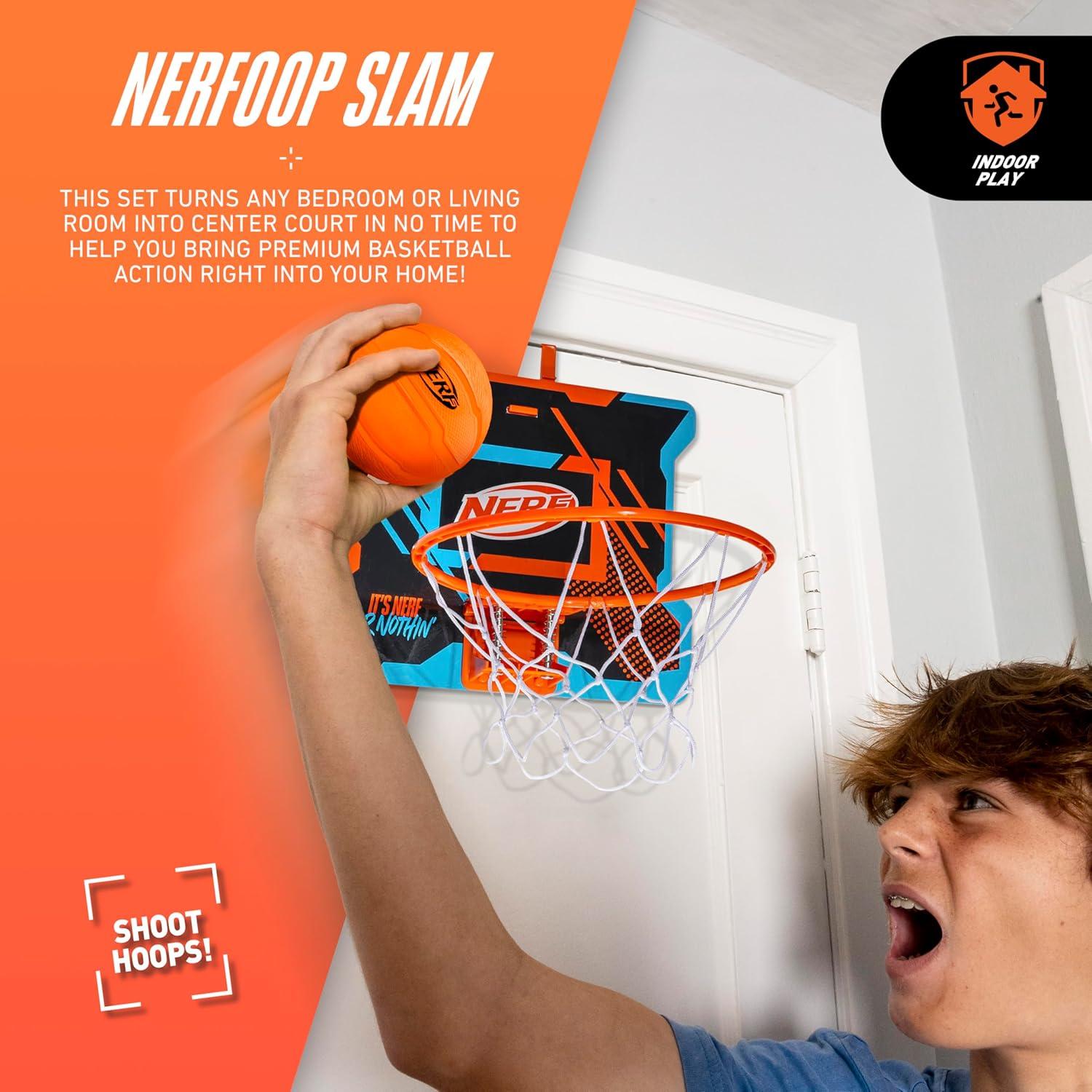 Aro de Baloncesto Mini NERFOOP Slam Franklin Sports - 30.48x25.4cm