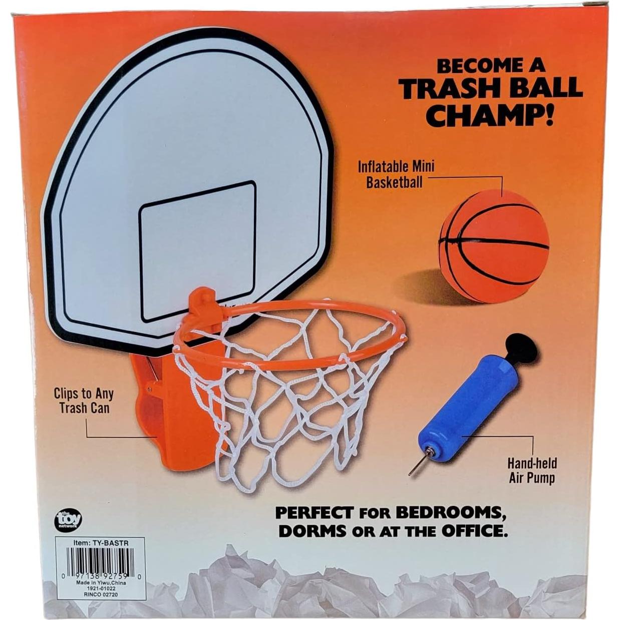 Juego de Baloncesto Clip-On Zugar Land para Cubos de Basura