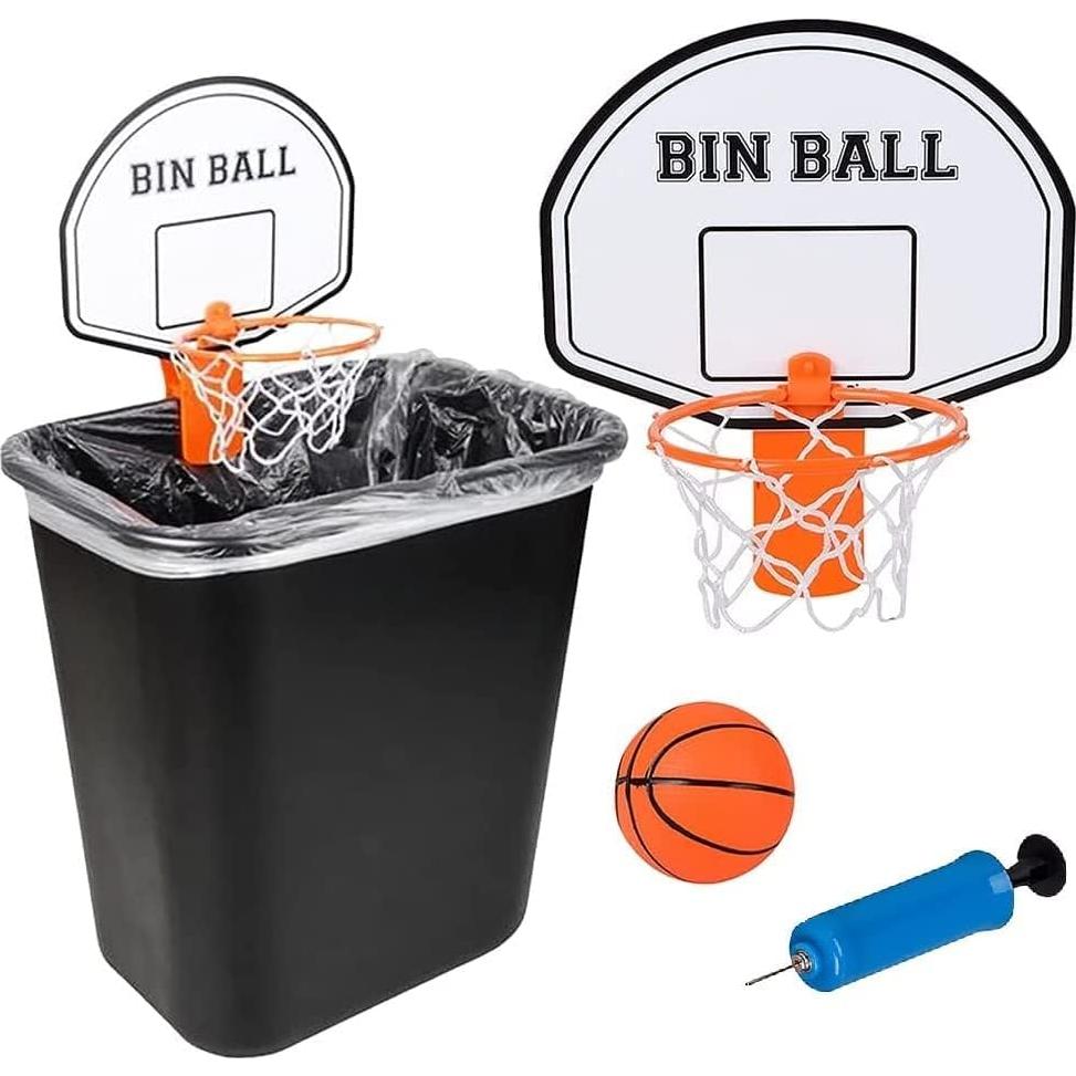 Juego de Baloncesto Clip-On Zugar Land para Cubos de Basura