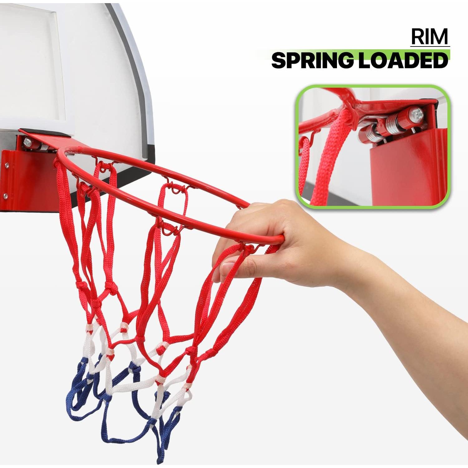 Aro de Baloncesto Mini Magshion 45.7x33cm para Puerta