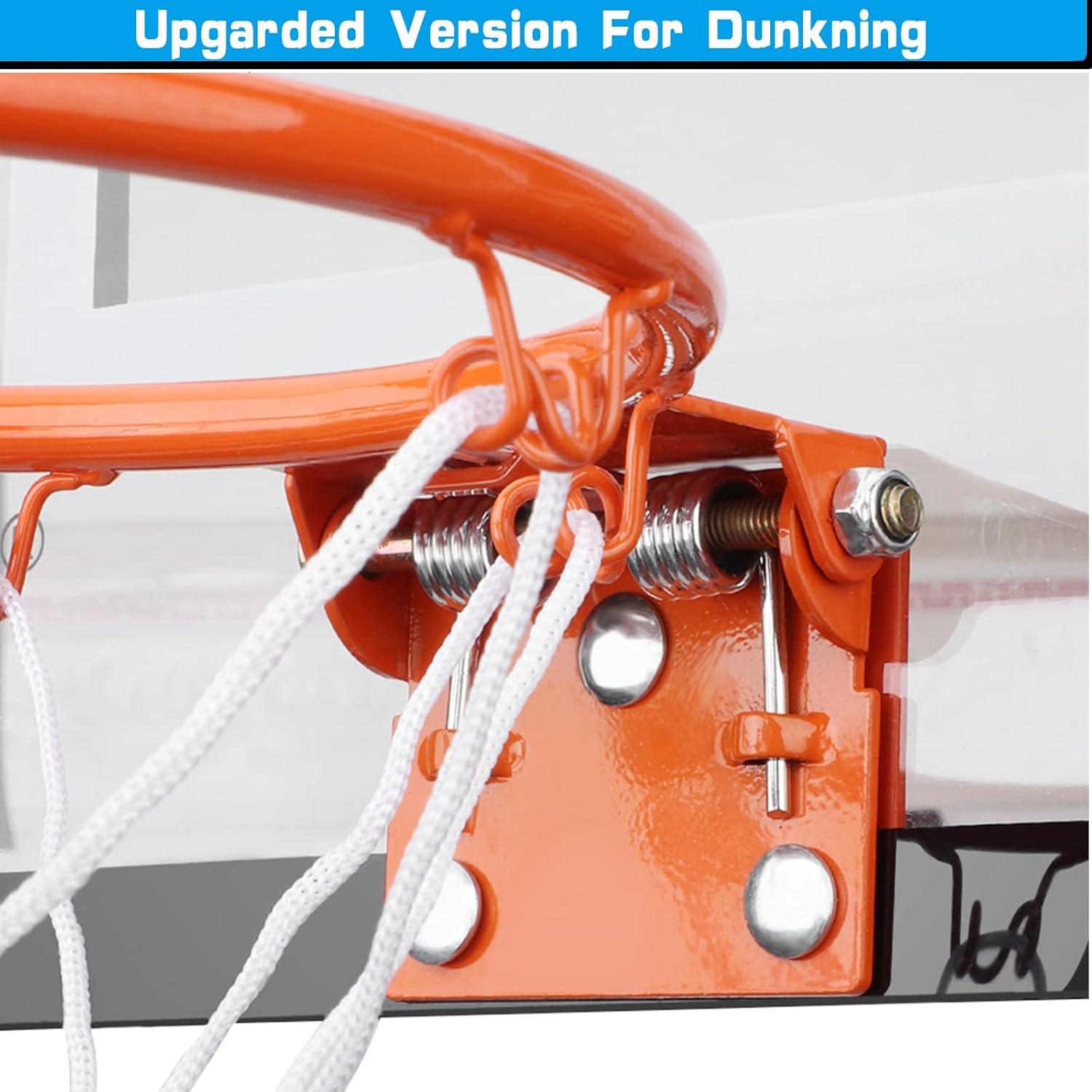 Juego de Aros de Baloncesto Mini Amarlozn con 3 Balones de Goma