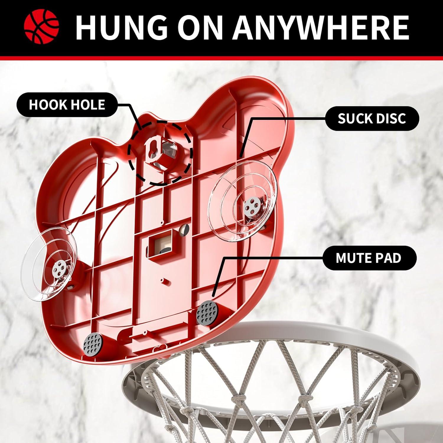 Aro de Baloncesto Mini Bennol para Niños 4 Pelotas Ajustable